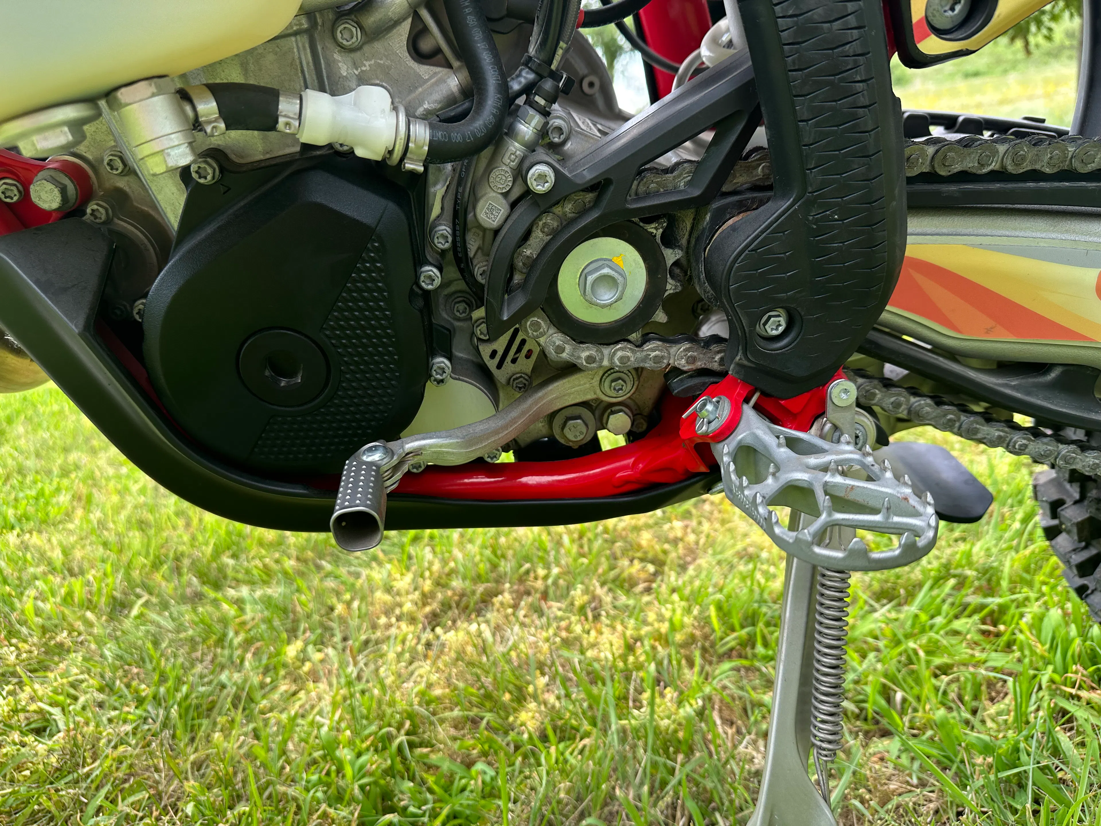 2024 Gas Gas ES500F Off-Piste Adventures left side engine