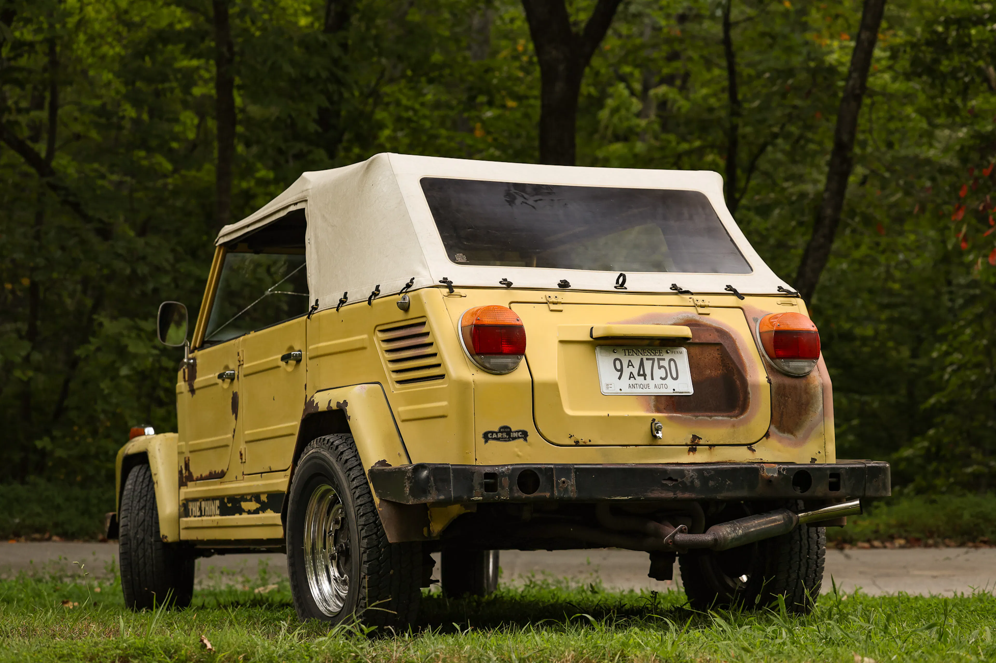 1973 Volkswagen Thing driver rear 3/4 steep