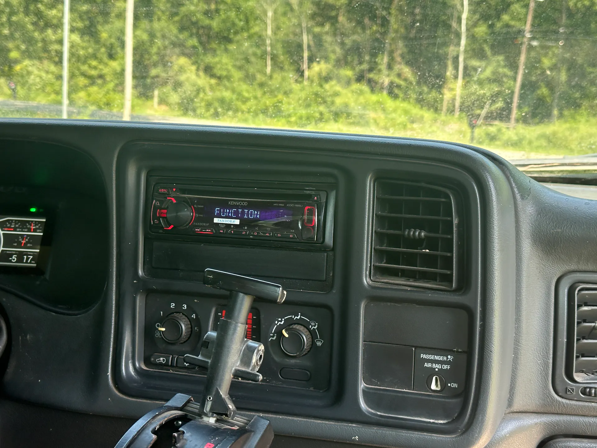 2004 GMC Sierra SXS Blog center stack 