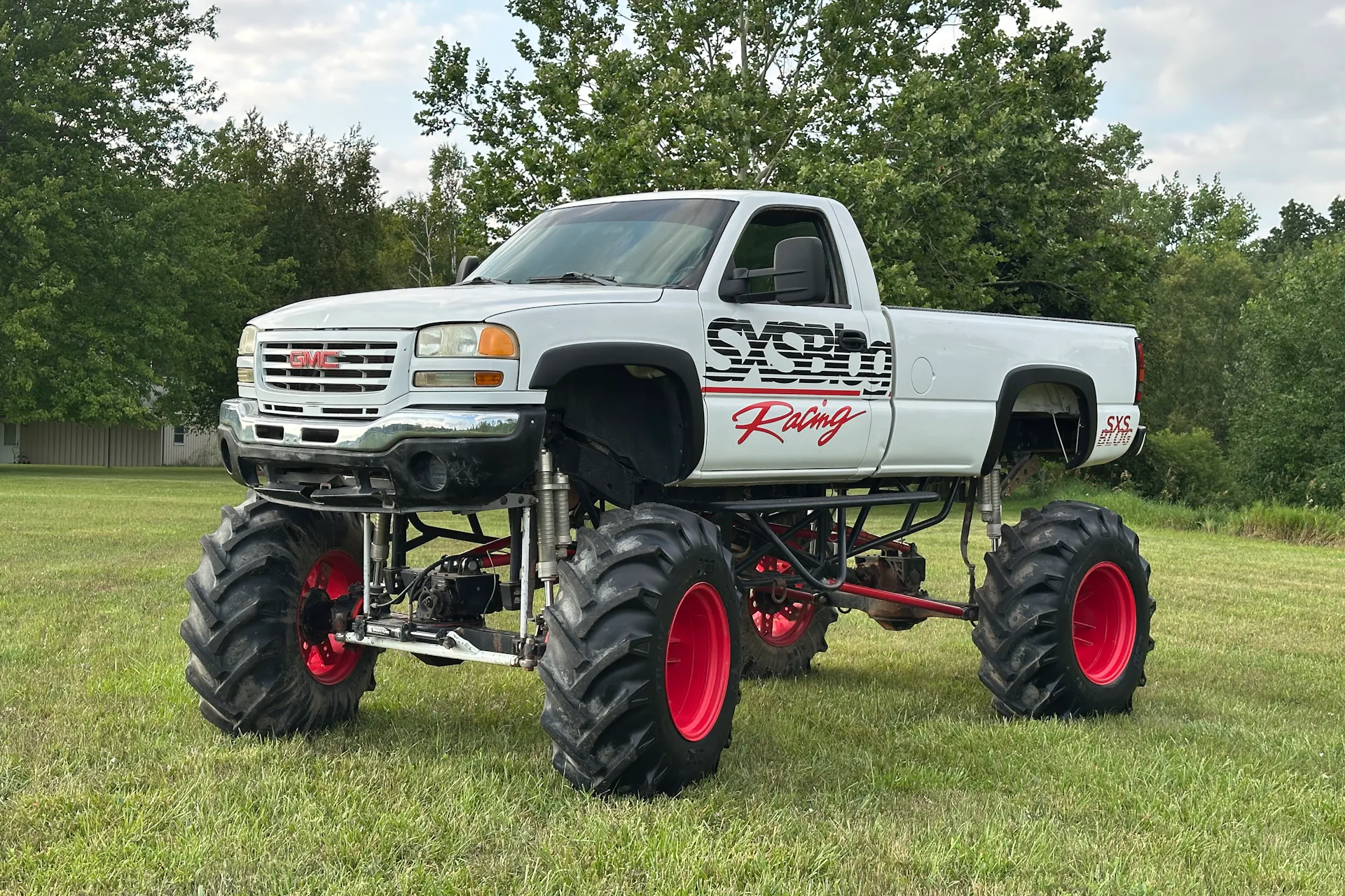 2004 GMC Sierra SXS Blog front driver 3/4