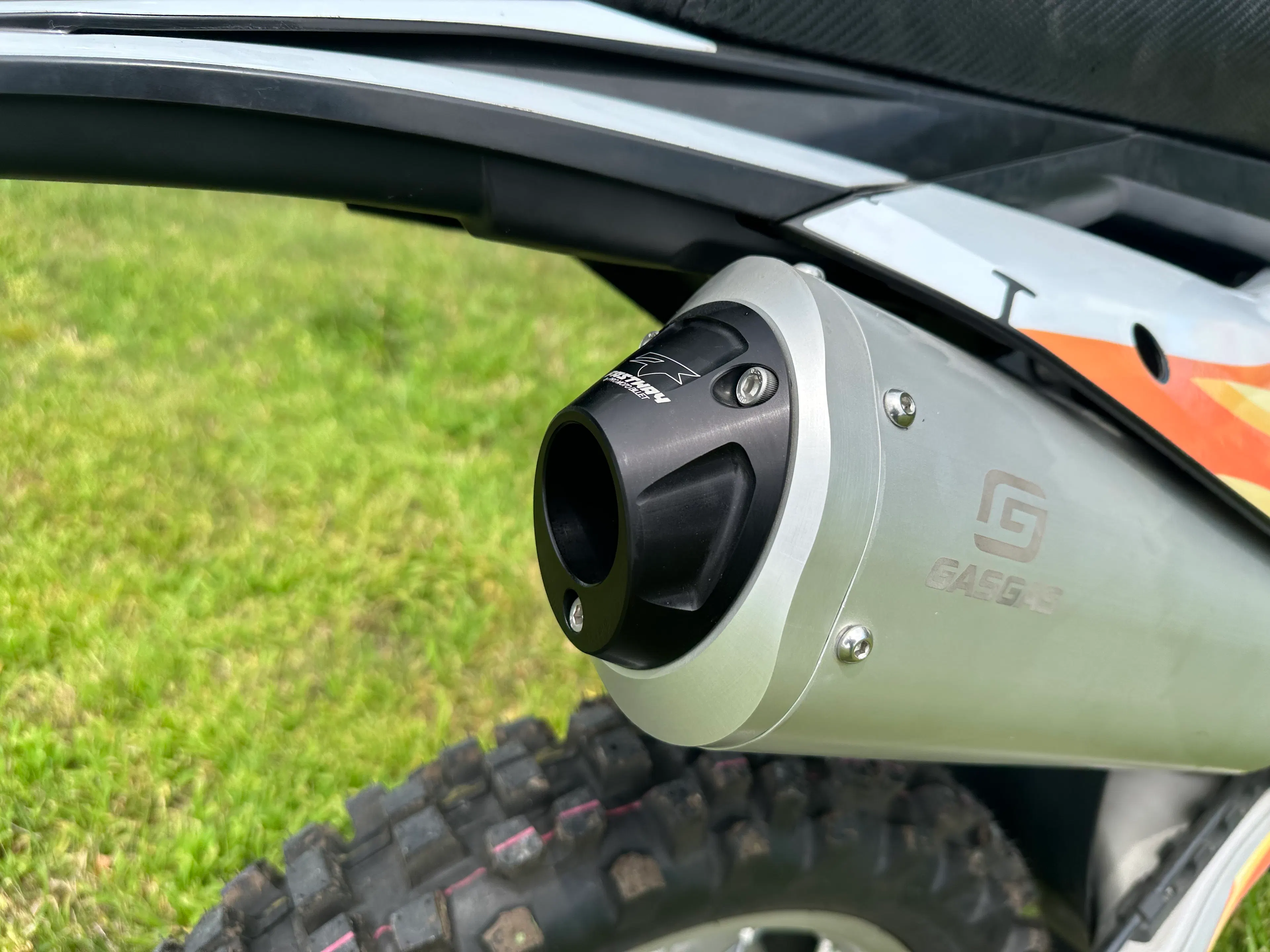 2024 Gas Gas ES500F Off-Piste Adventures exhaust muffler