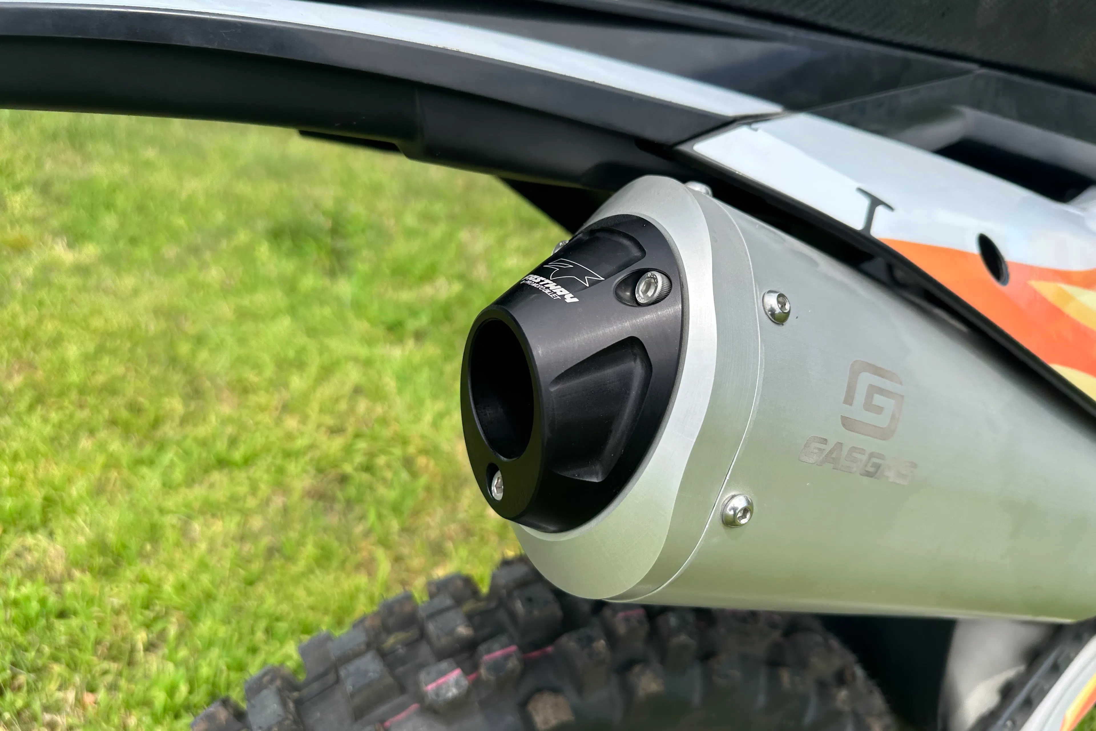 2024 Gas Gas ES500F Off-Piste Adventures exhaust muffler