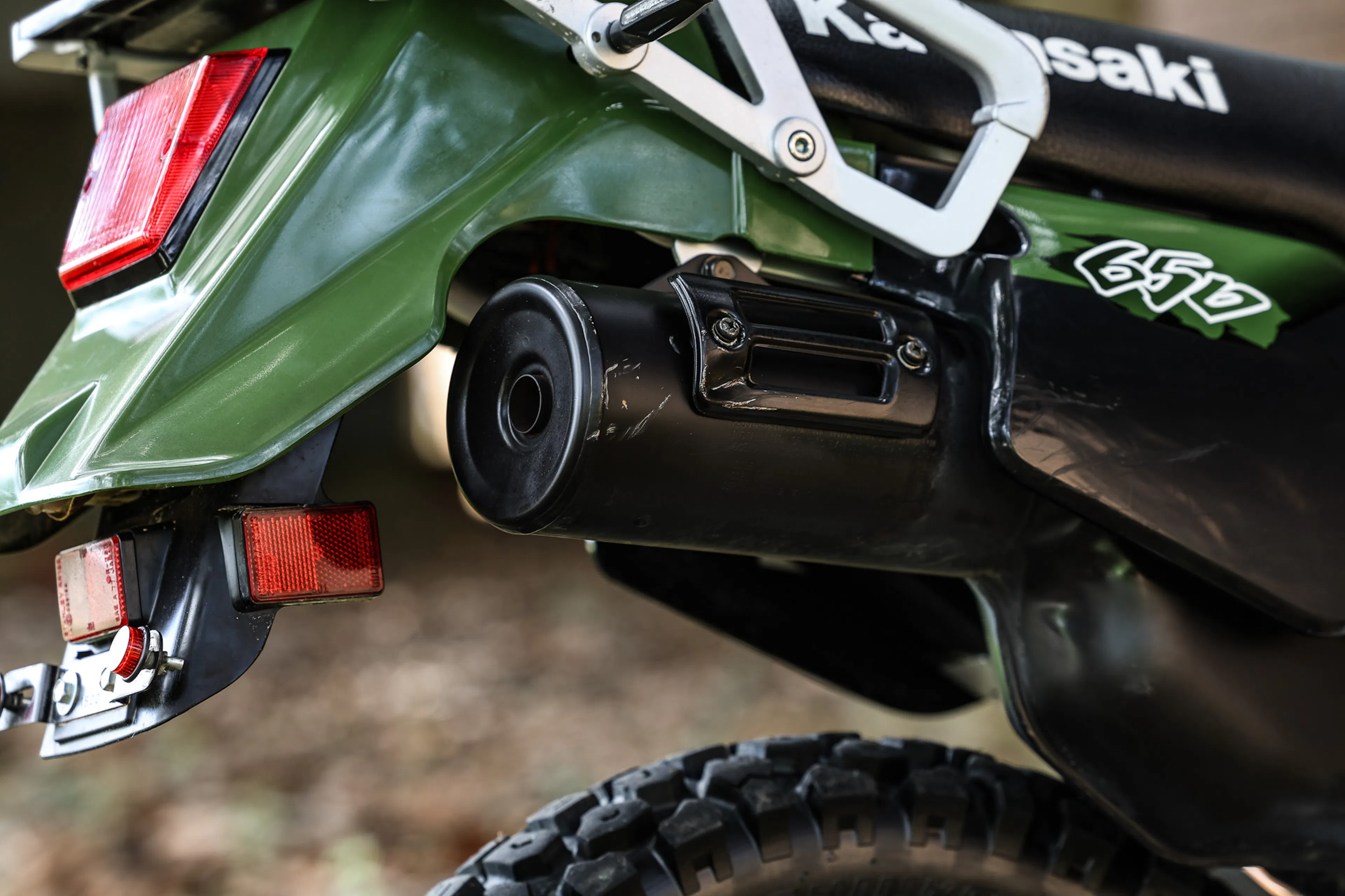 2003 Kawasaki KLR 650 muffler
