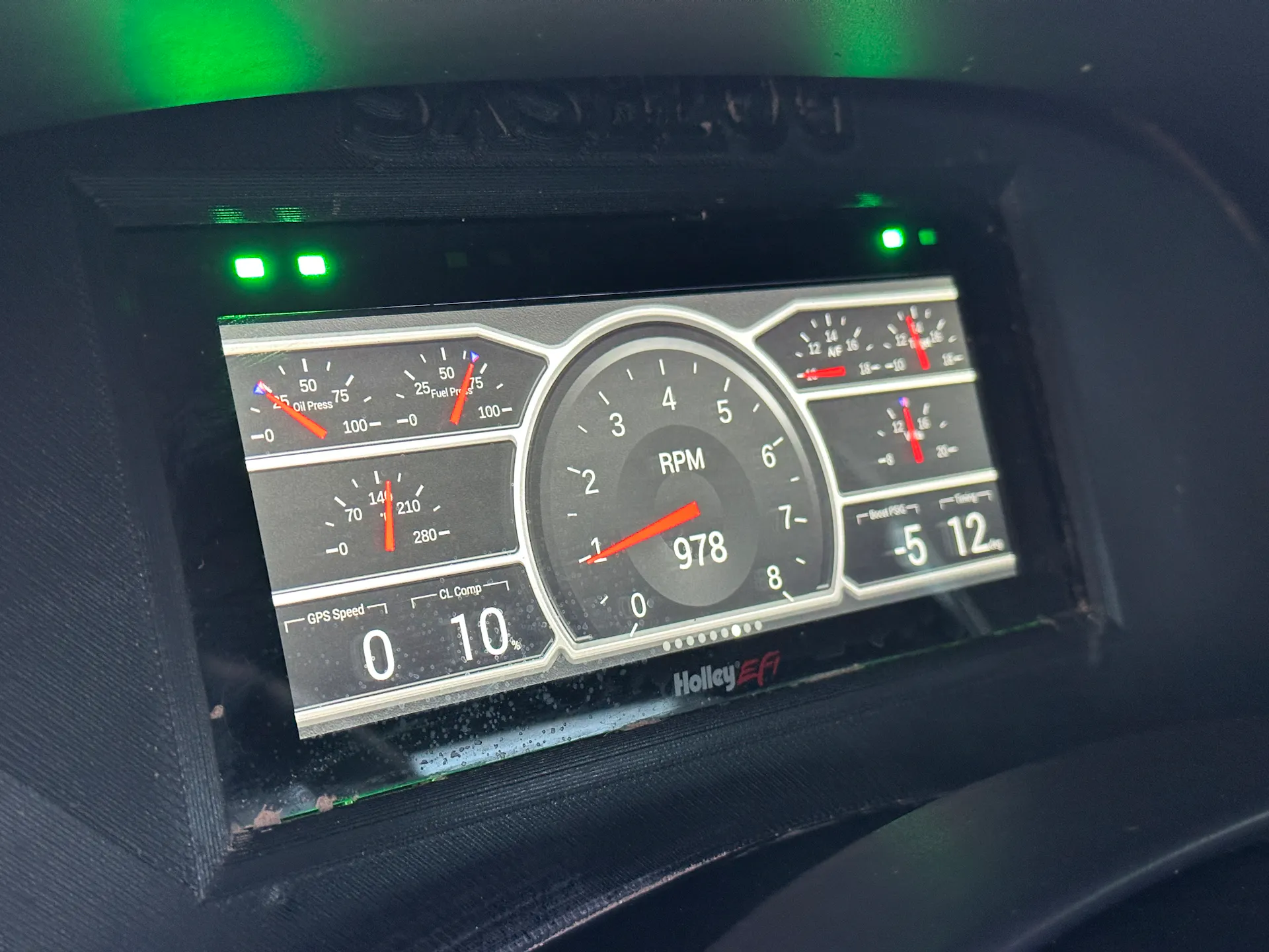 2004 GMC Sierra SXS Blog Holley Dash