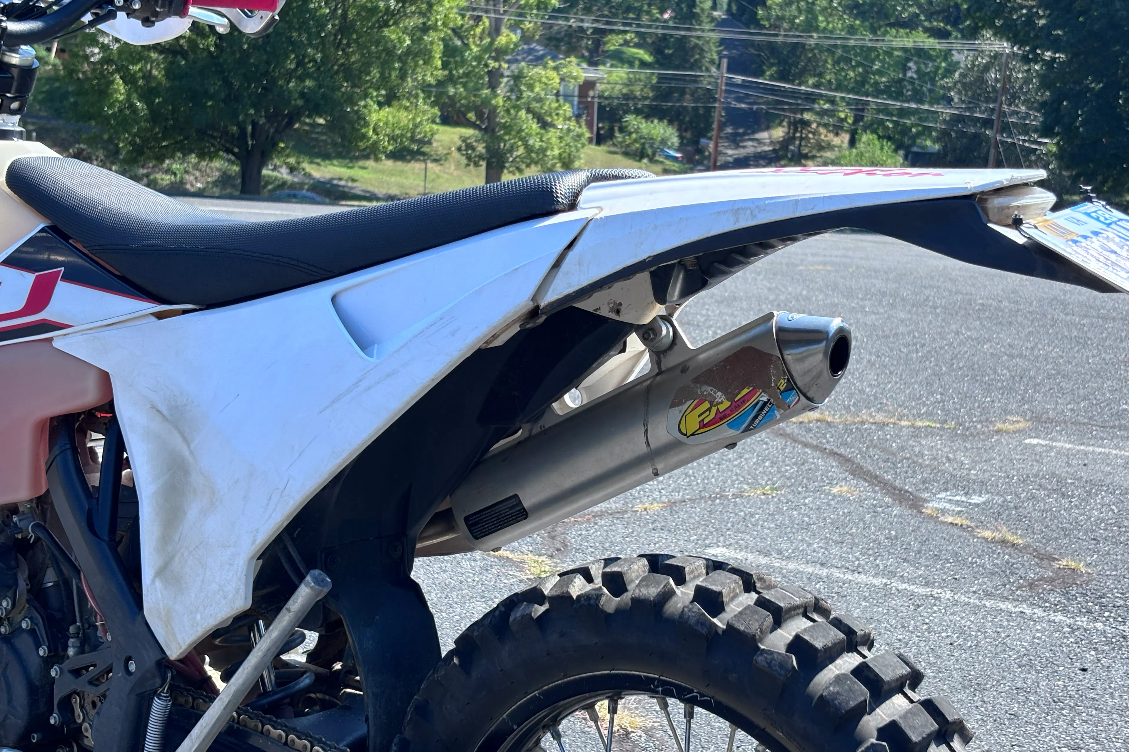 2023 Rieju MR Ranger 300 left side rear plastic