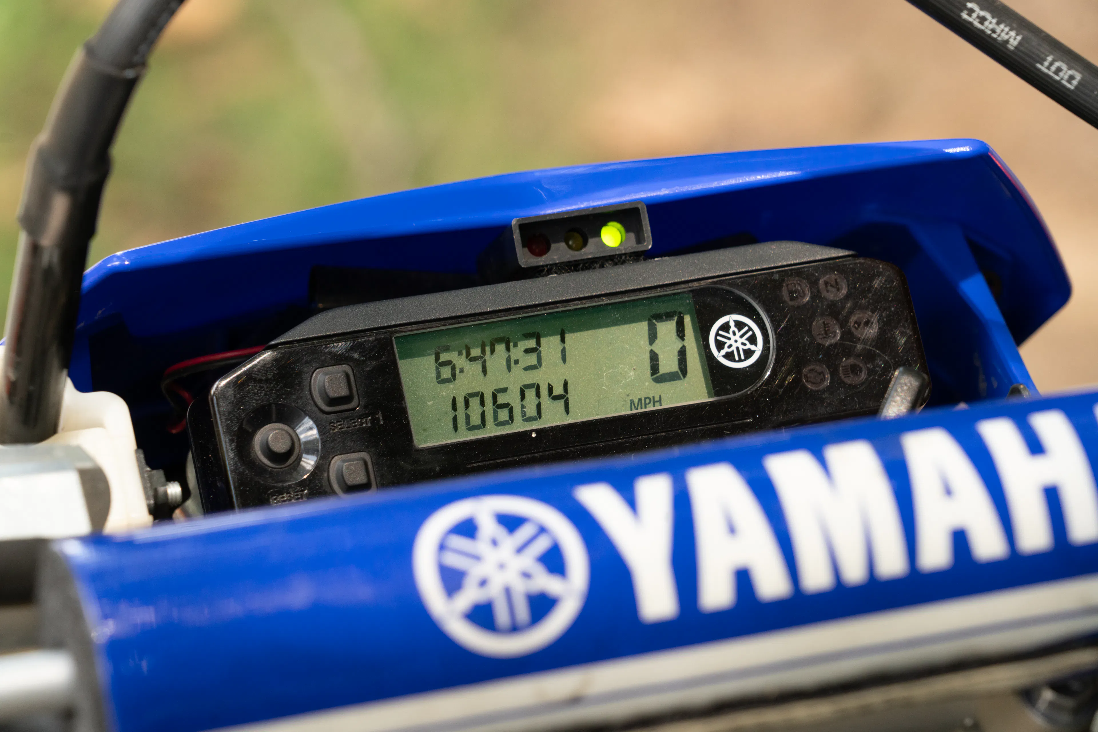 2010 Yamaha WR250R odometer