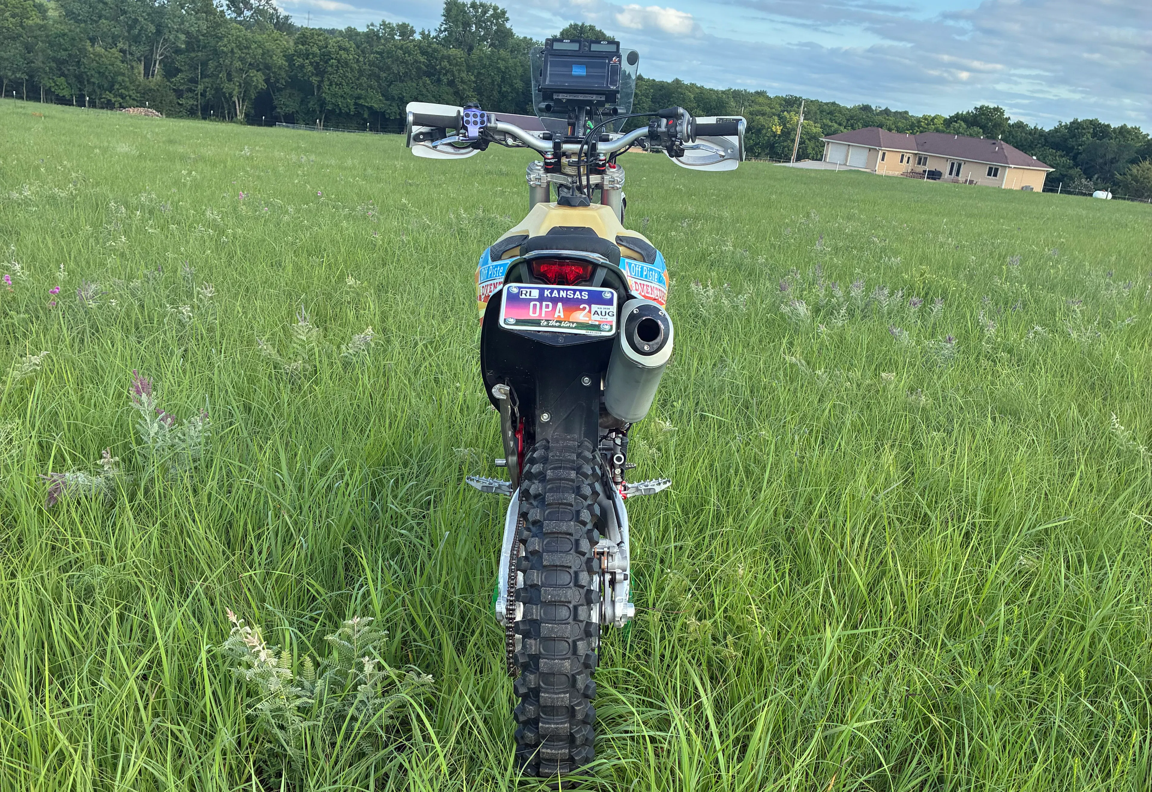 2024 GasGas ES500F rear