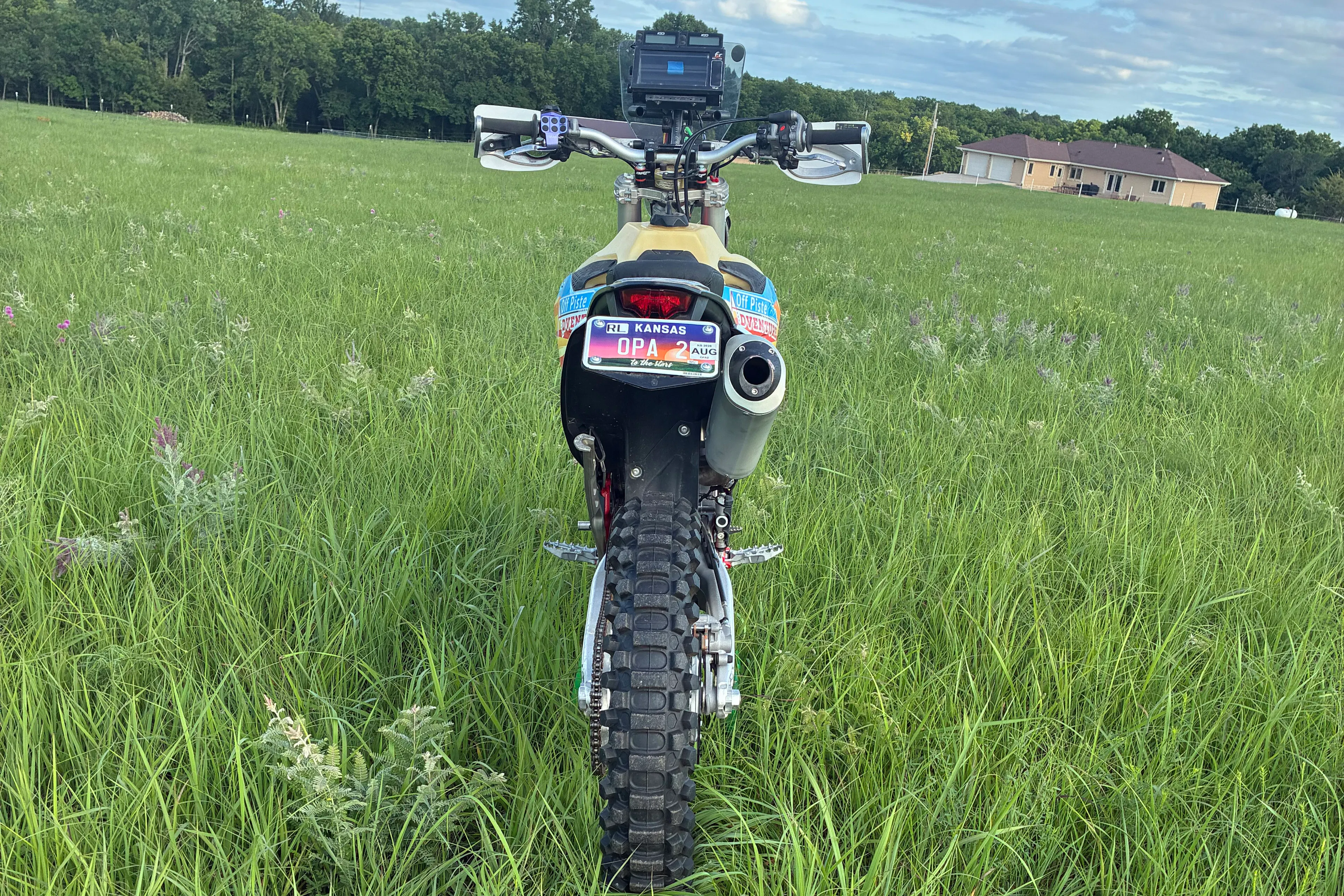 2024 GasGas ES500F rear