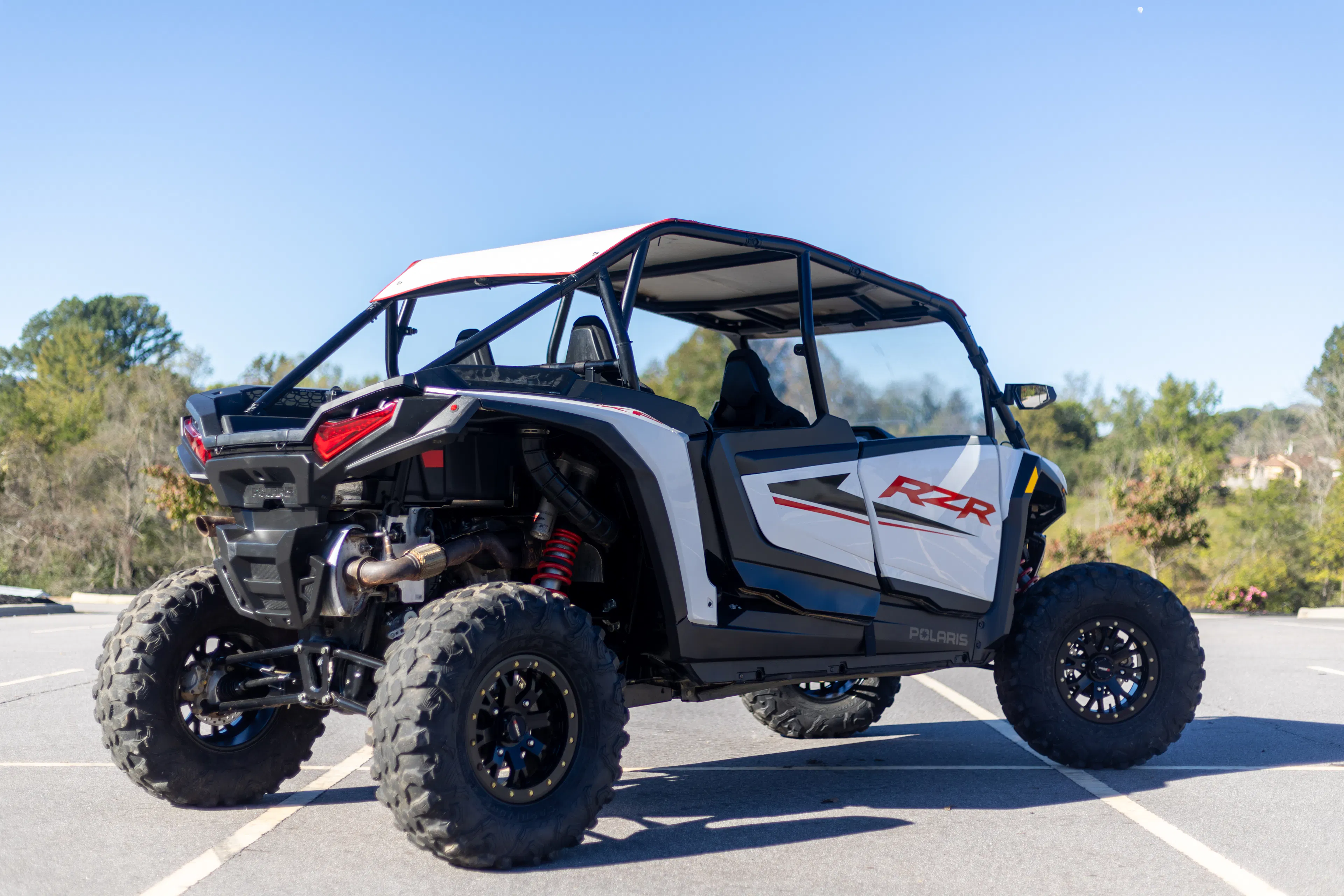 2024 Polaris RZR XP4 1000 Ultimate passenger rear 3/4 tight low