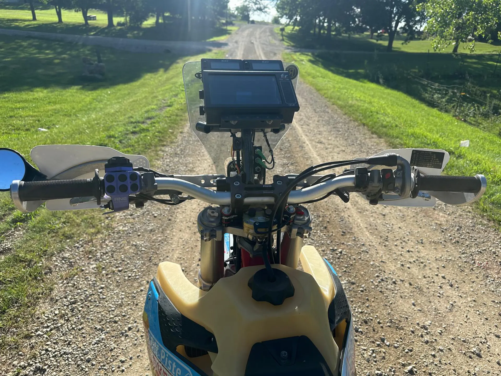 2024 GasGas ES500F cockpit