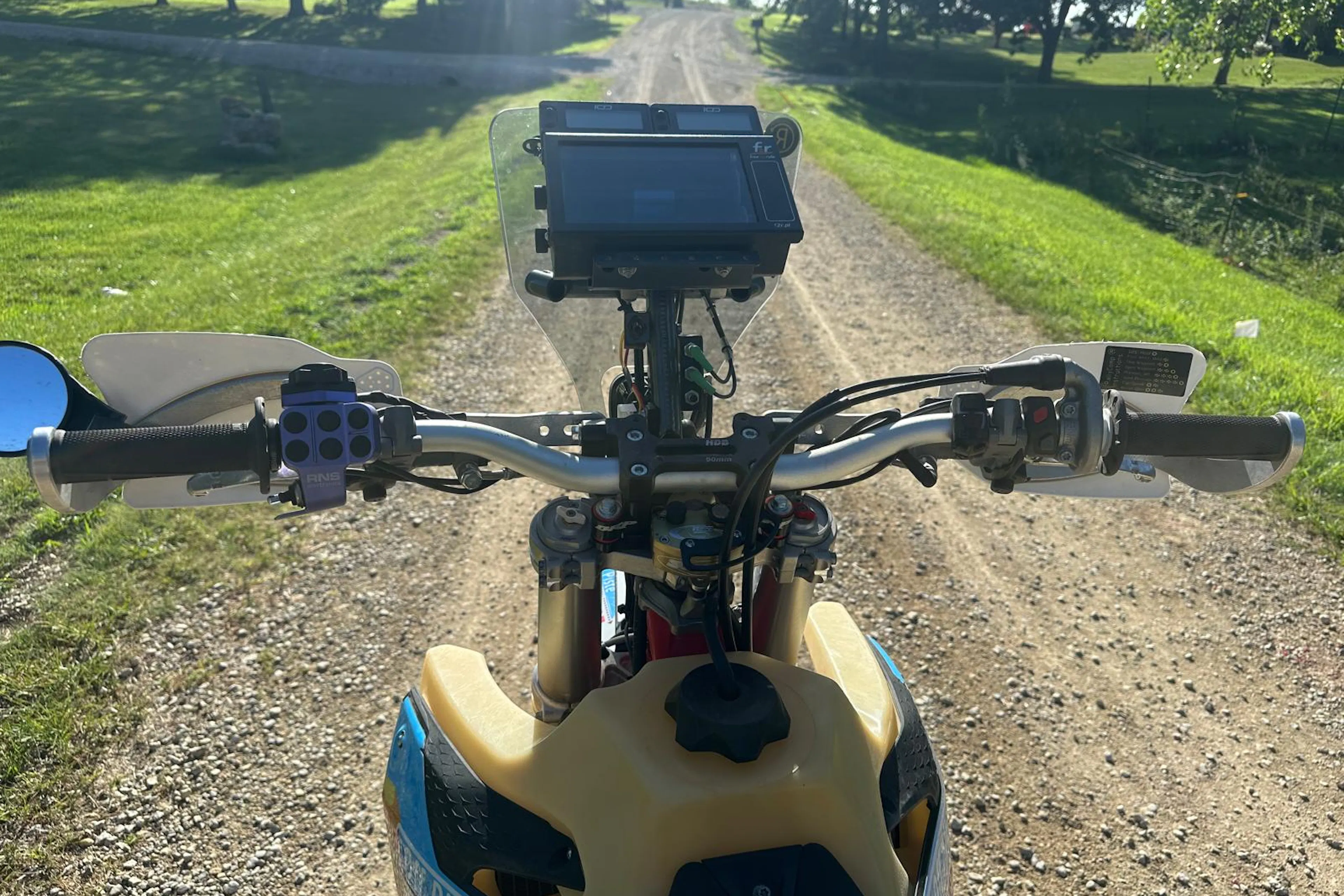2024 GasGas ES500F cockpit