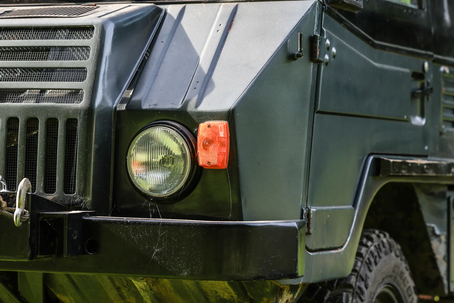 1972 Steyr-Puch Pinzgauer driver headlight