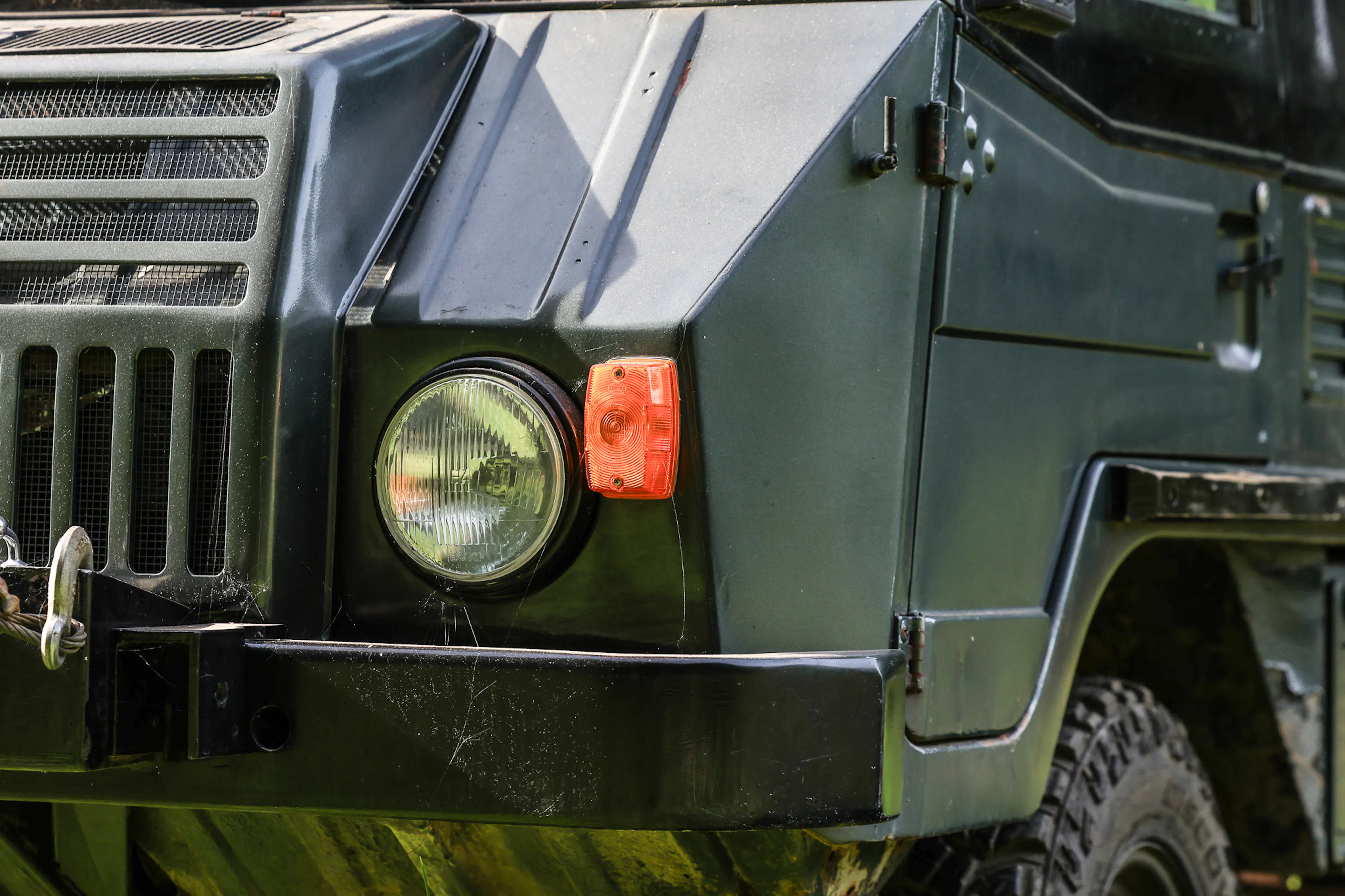1972 Steyr-Puch Pinzgauer driver headlight