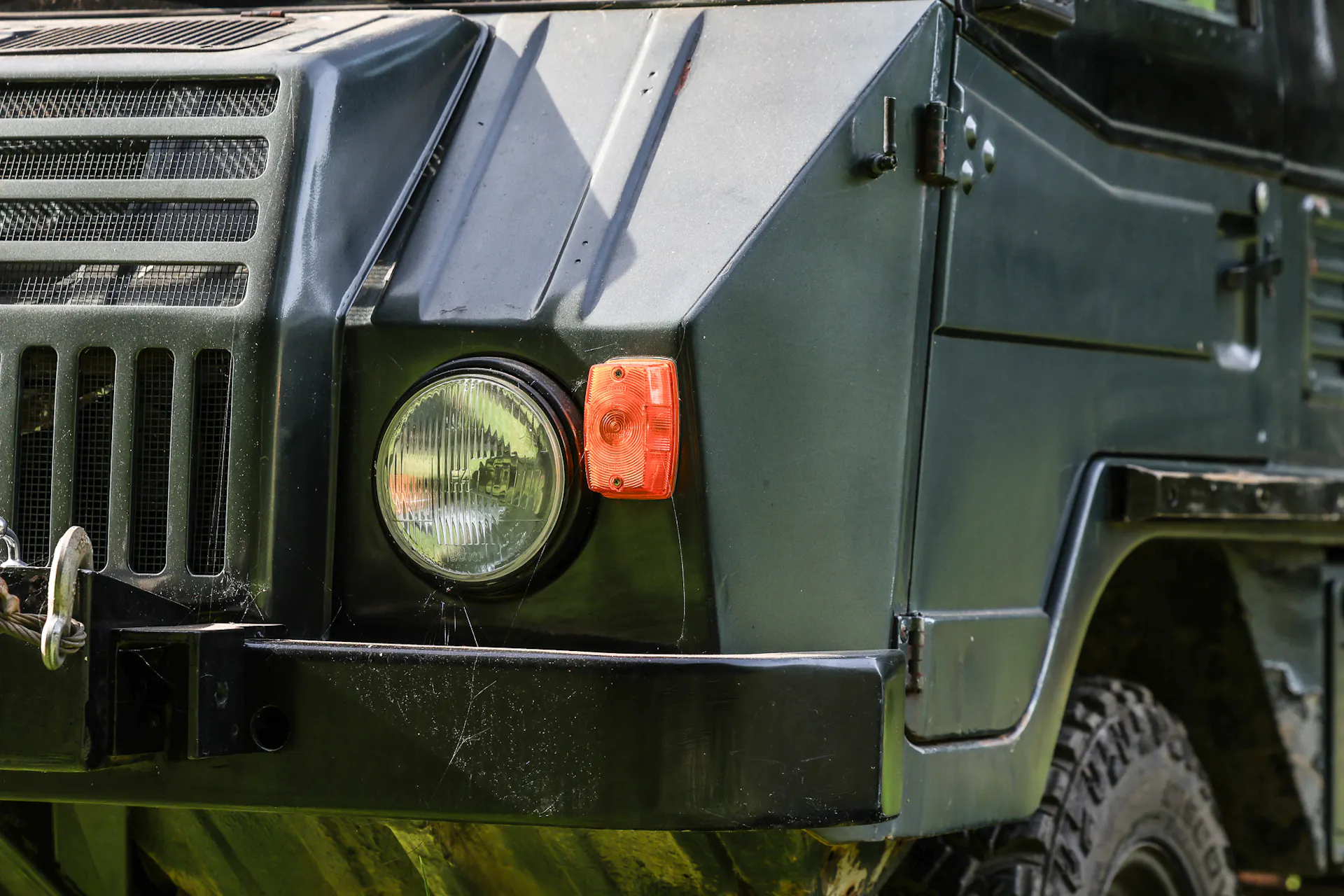 1972 Steyr-Puch Pinzgauer driver headlight