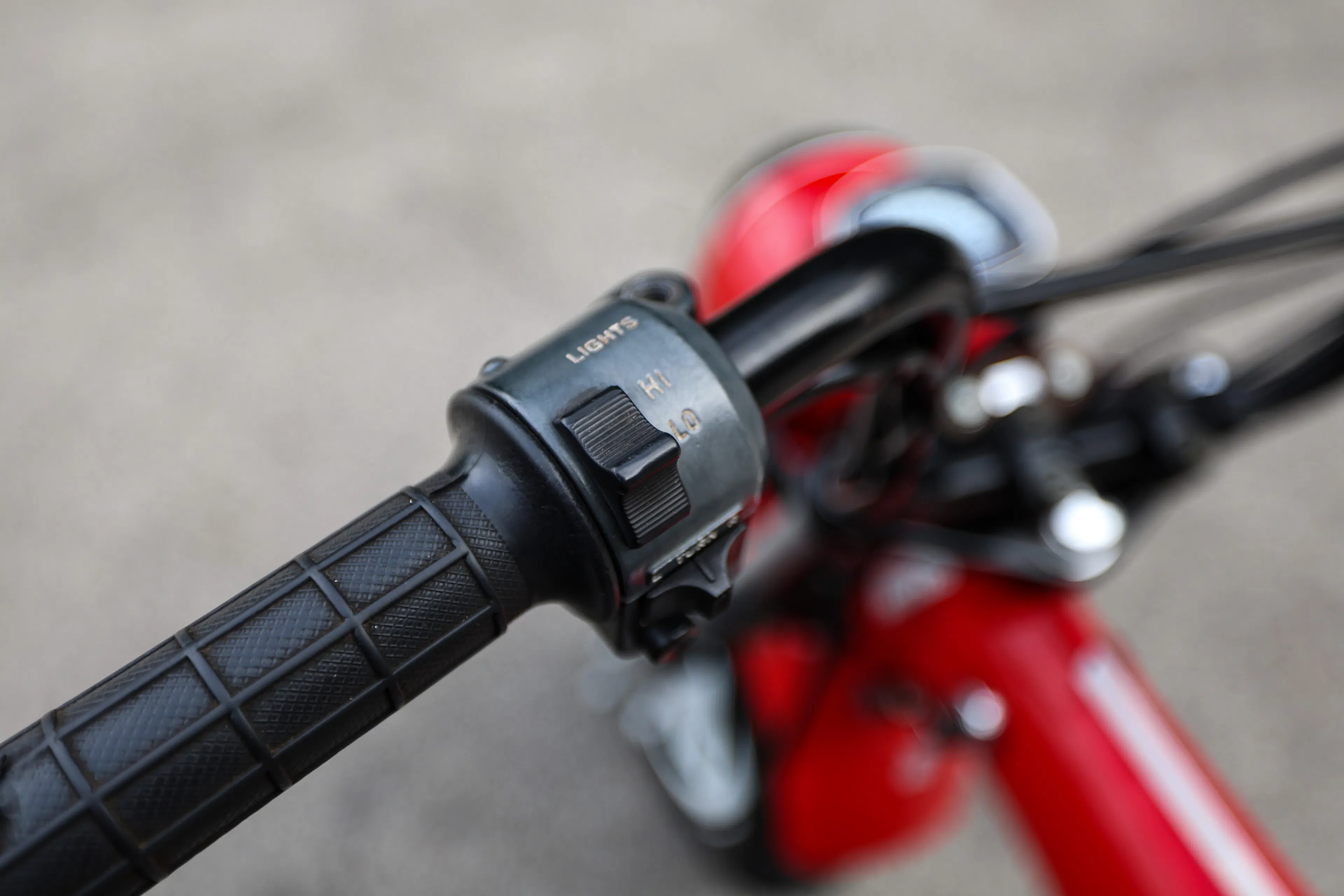 1993 Honda CT70 Mini Trail left grip