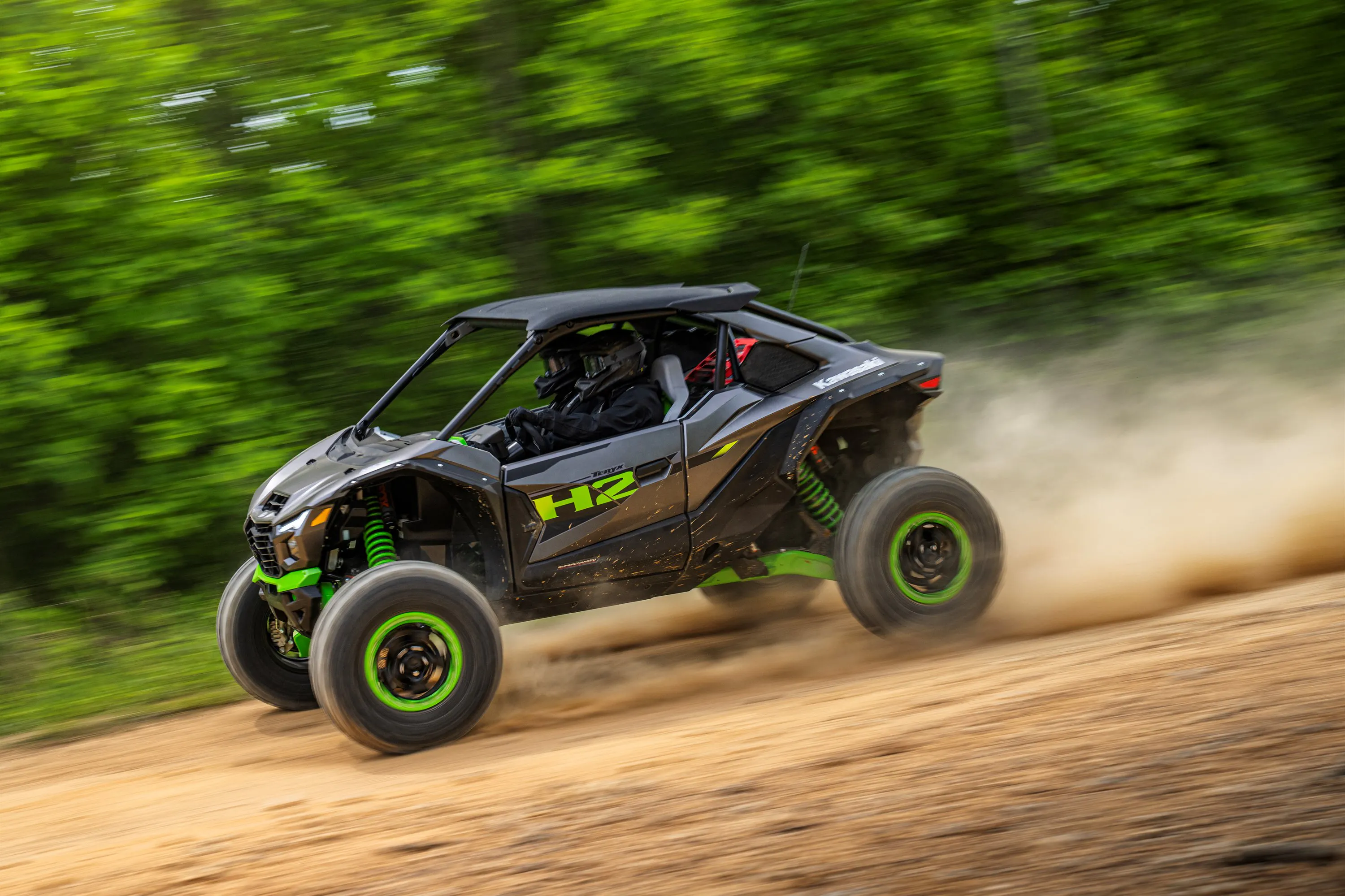 Two-seat kawasaki teryx h2