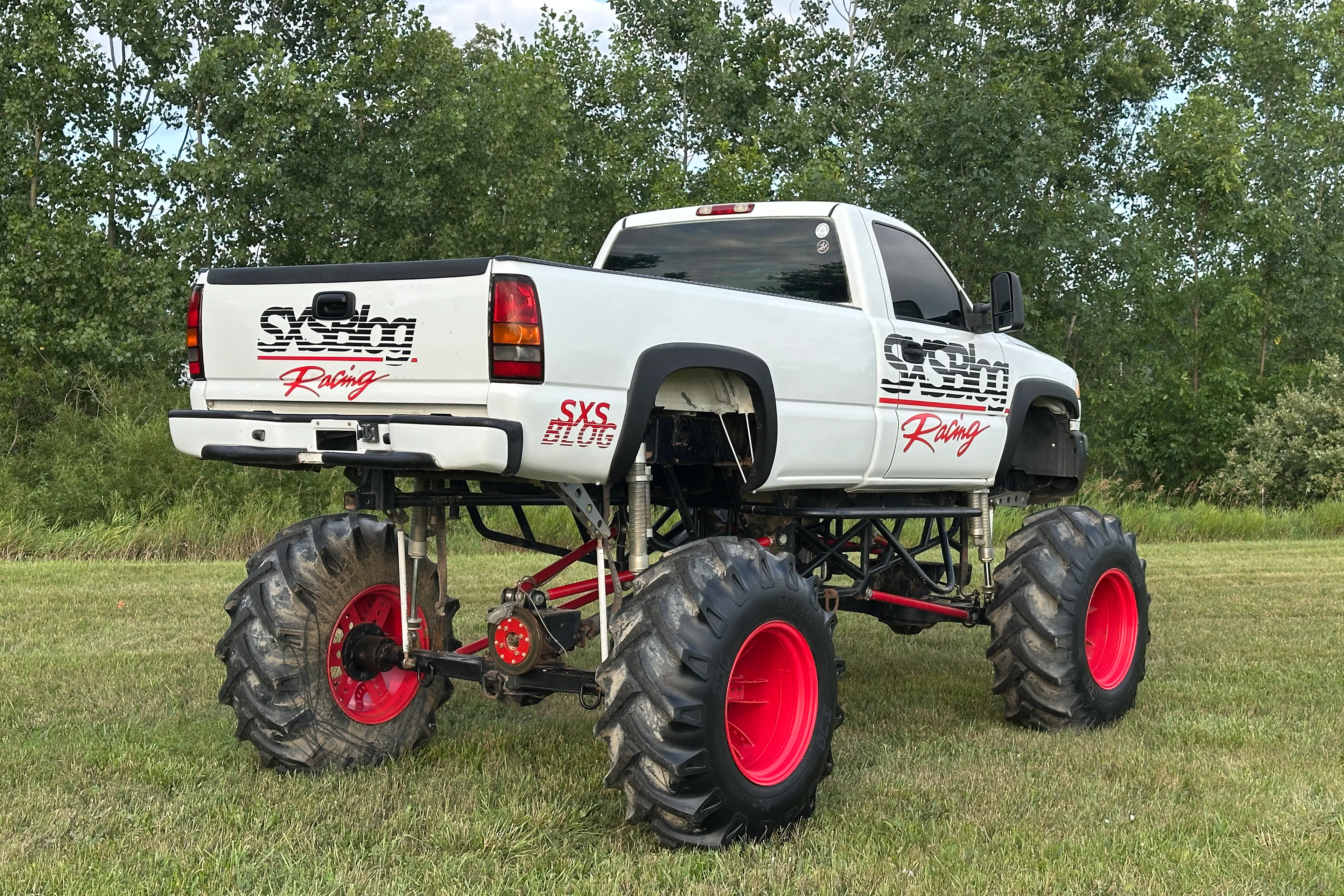 2004 GMC Sierra SXS Blog passenger rear 3/4