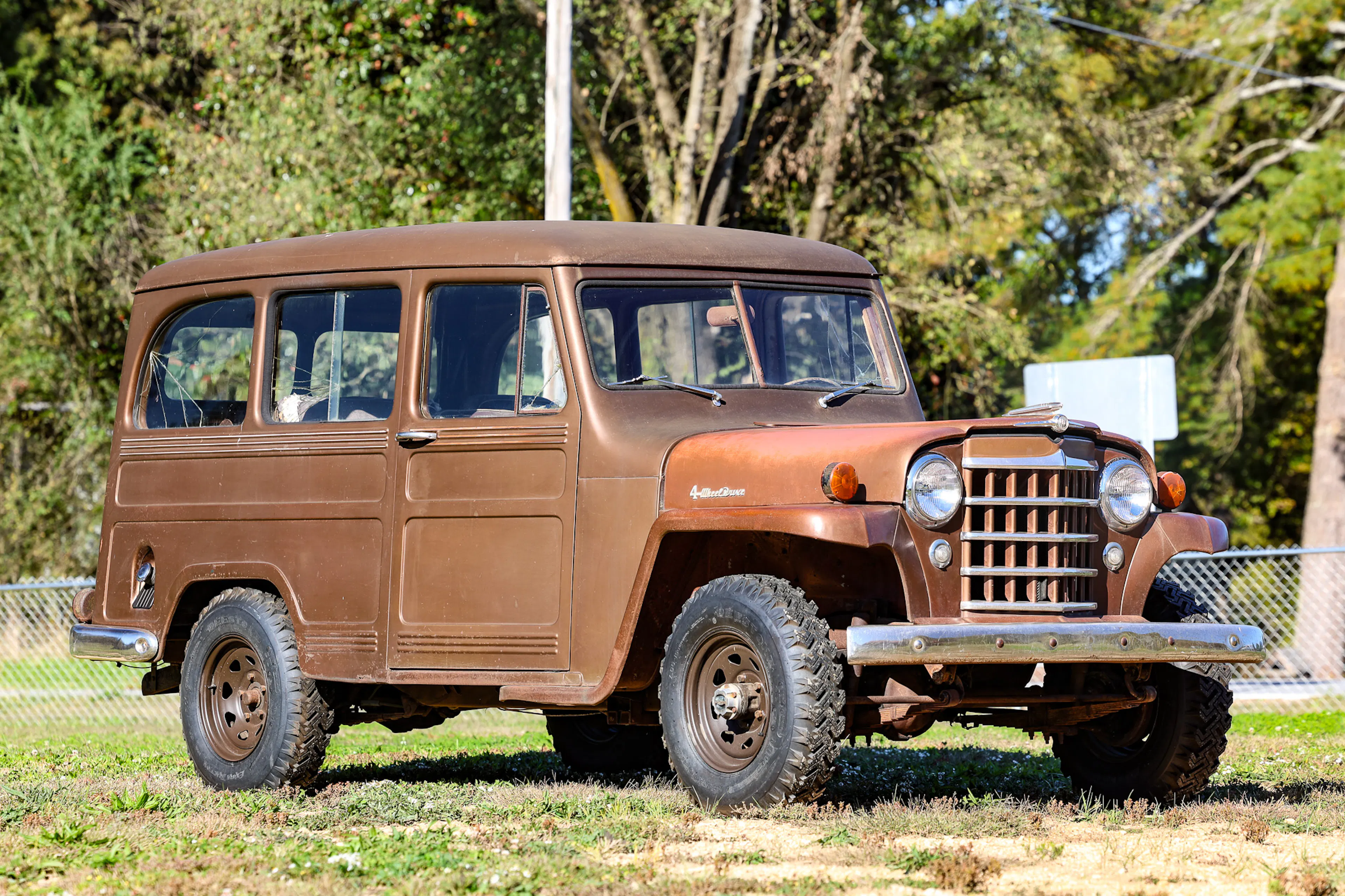 1951 Willys Wagon passenger front 3/4