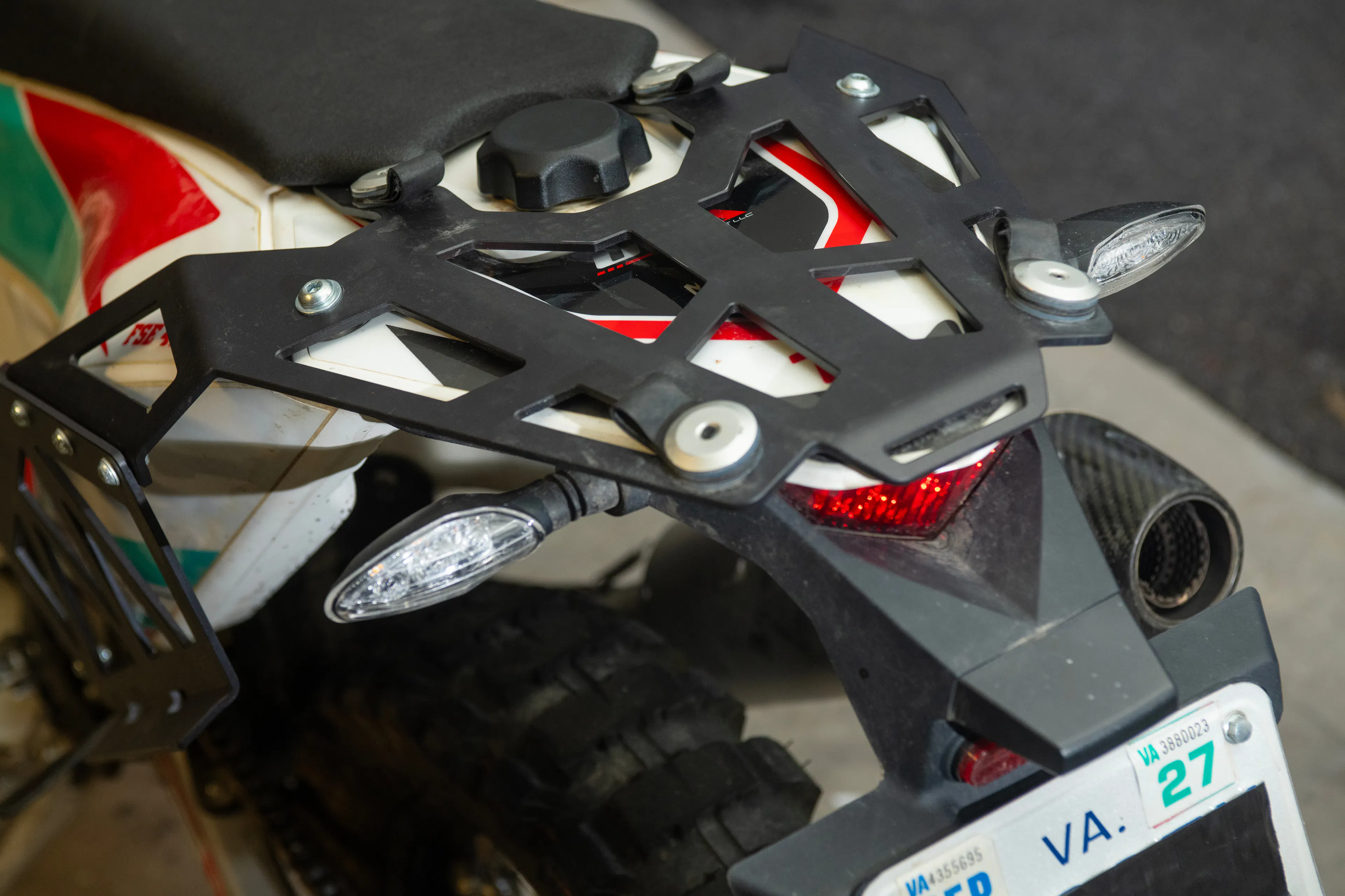 2024 Kove 450 Rally rear rack