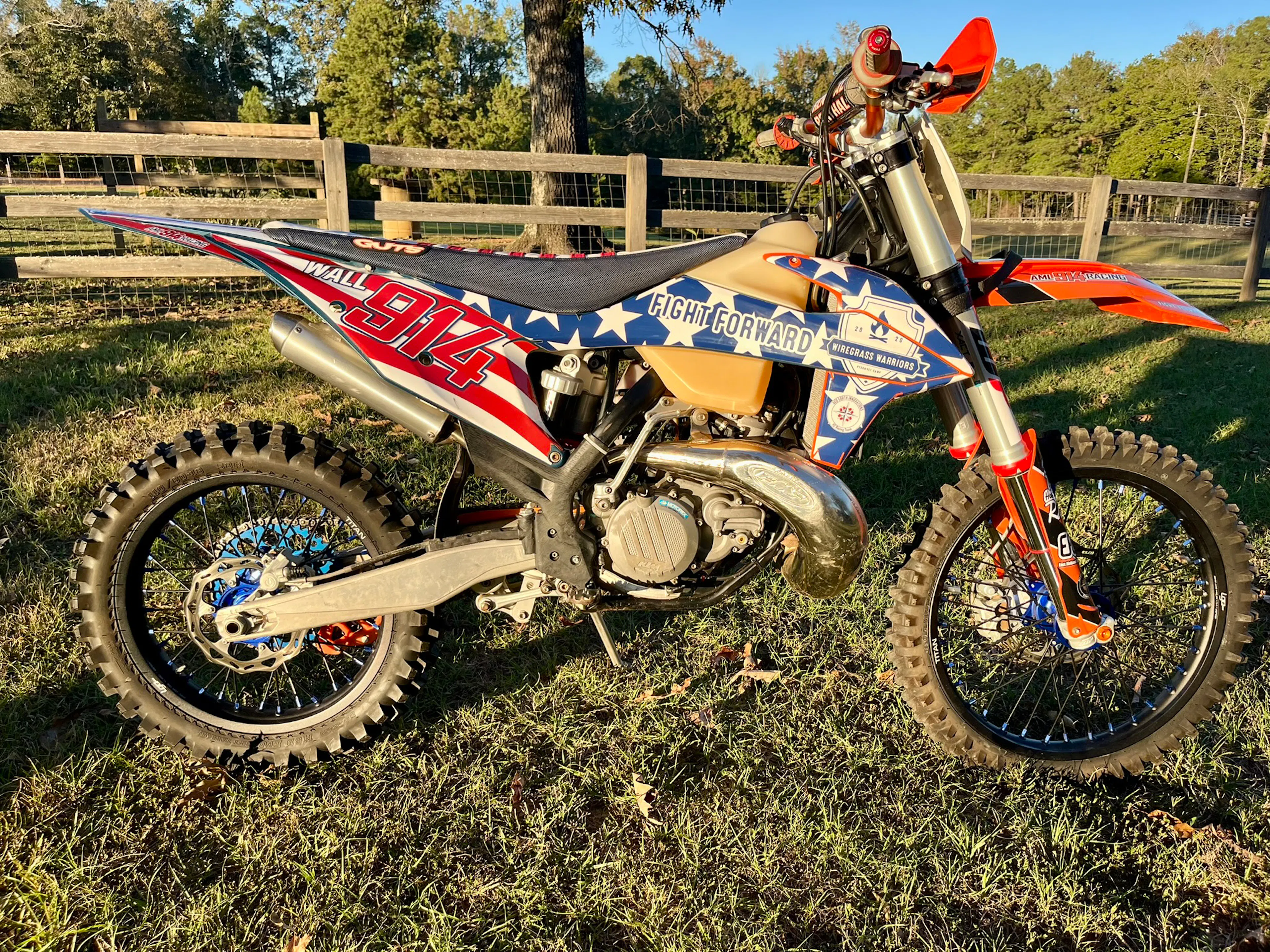 2020 KTM 300 XC TPI left side new wheels
