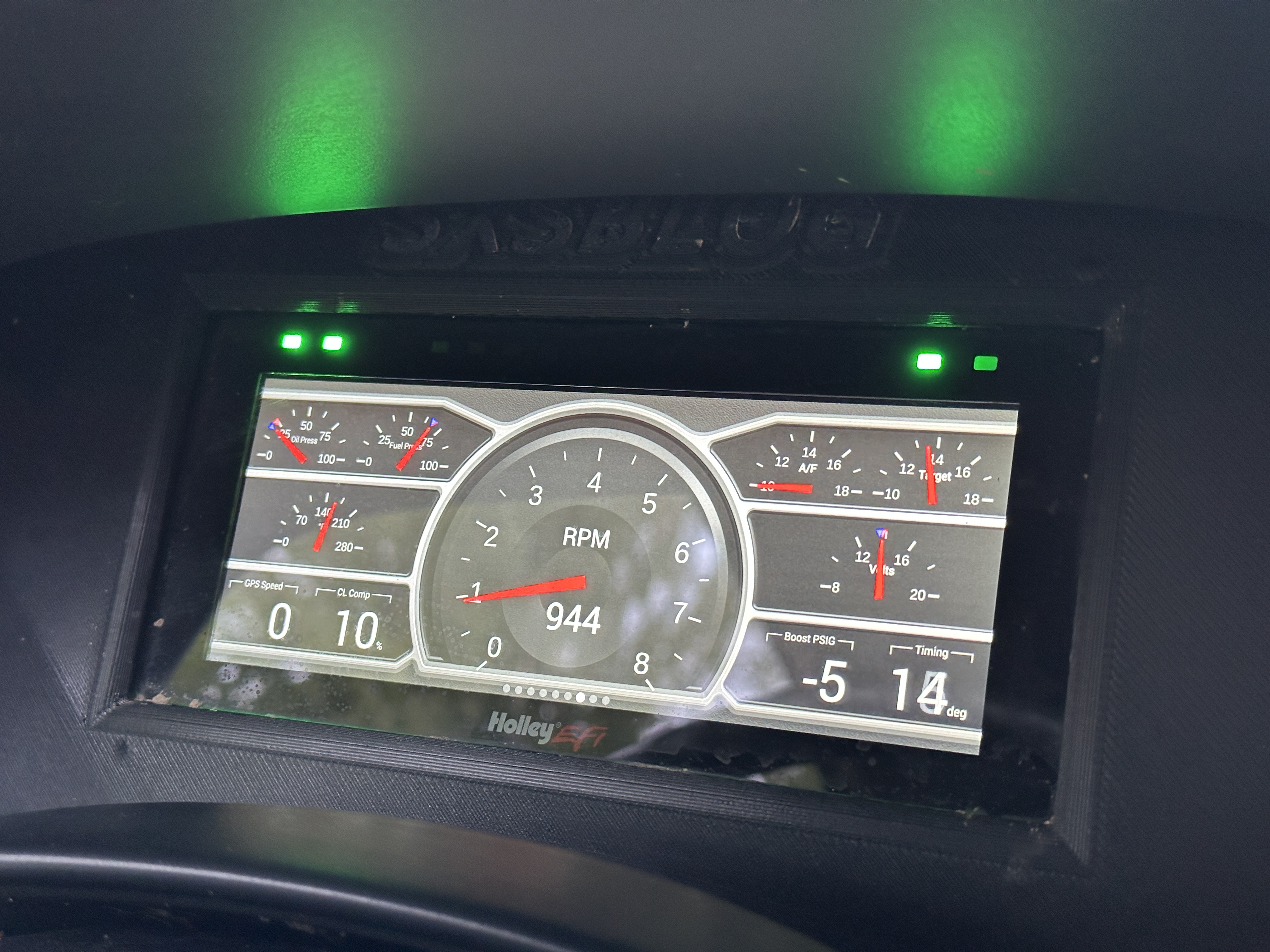 2004 GMC Sierra SXS Blog Holley Dash 2