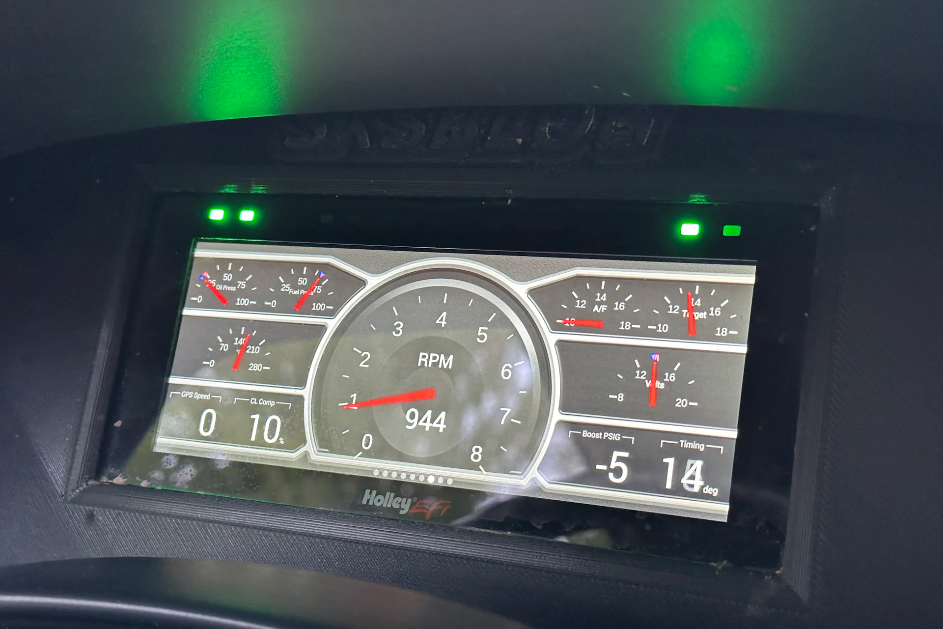 2004 GMC Sierra SXS Blog Holley Dash 2