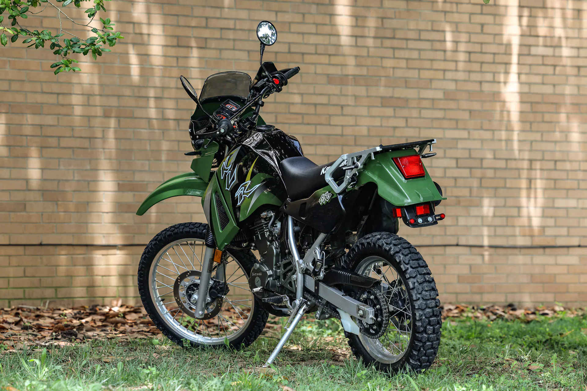 2003 Kawasaki KLR 650 right rear 3/4