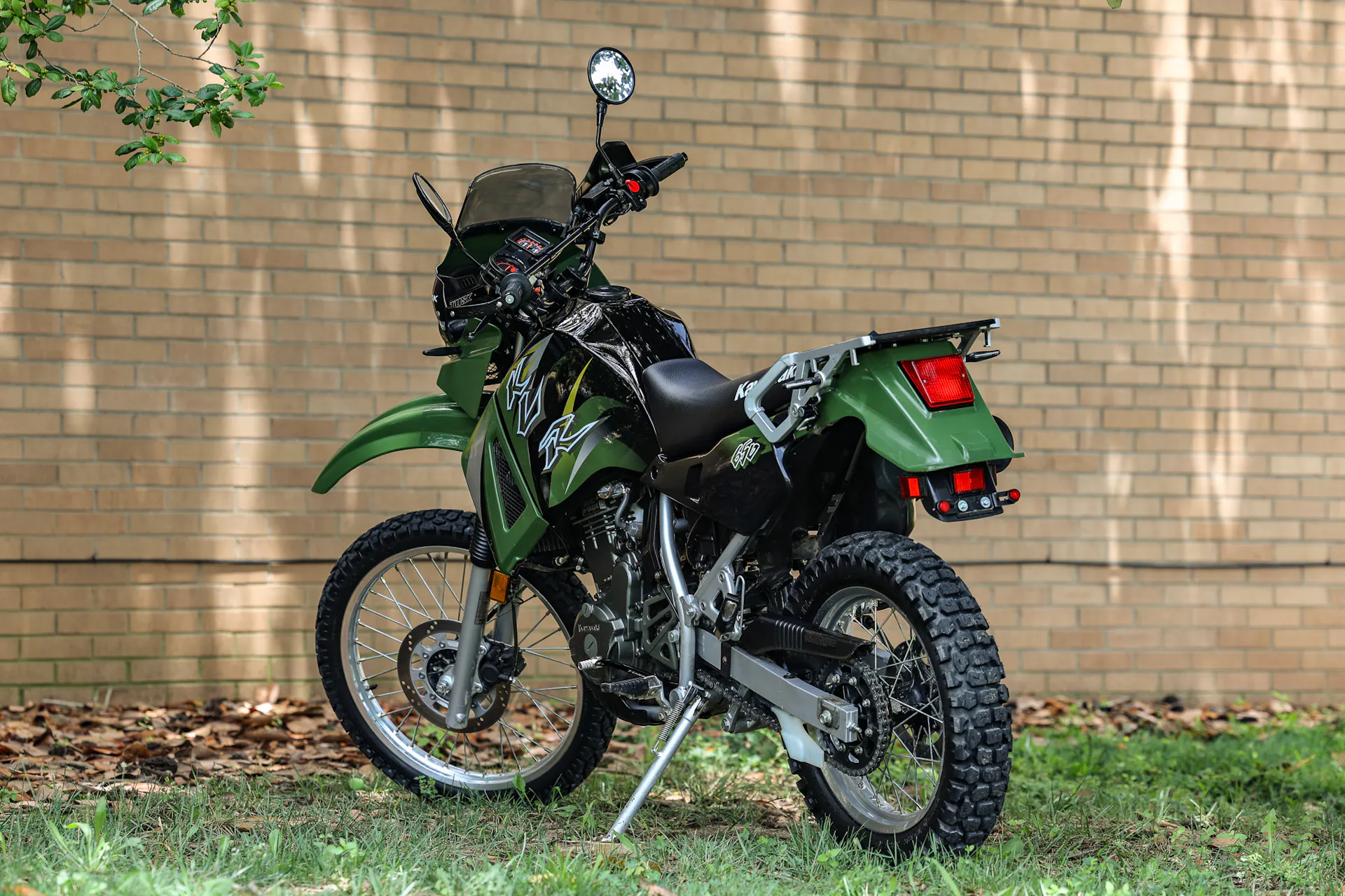 2003 Kawasaki KLR 650 right rear 3/4