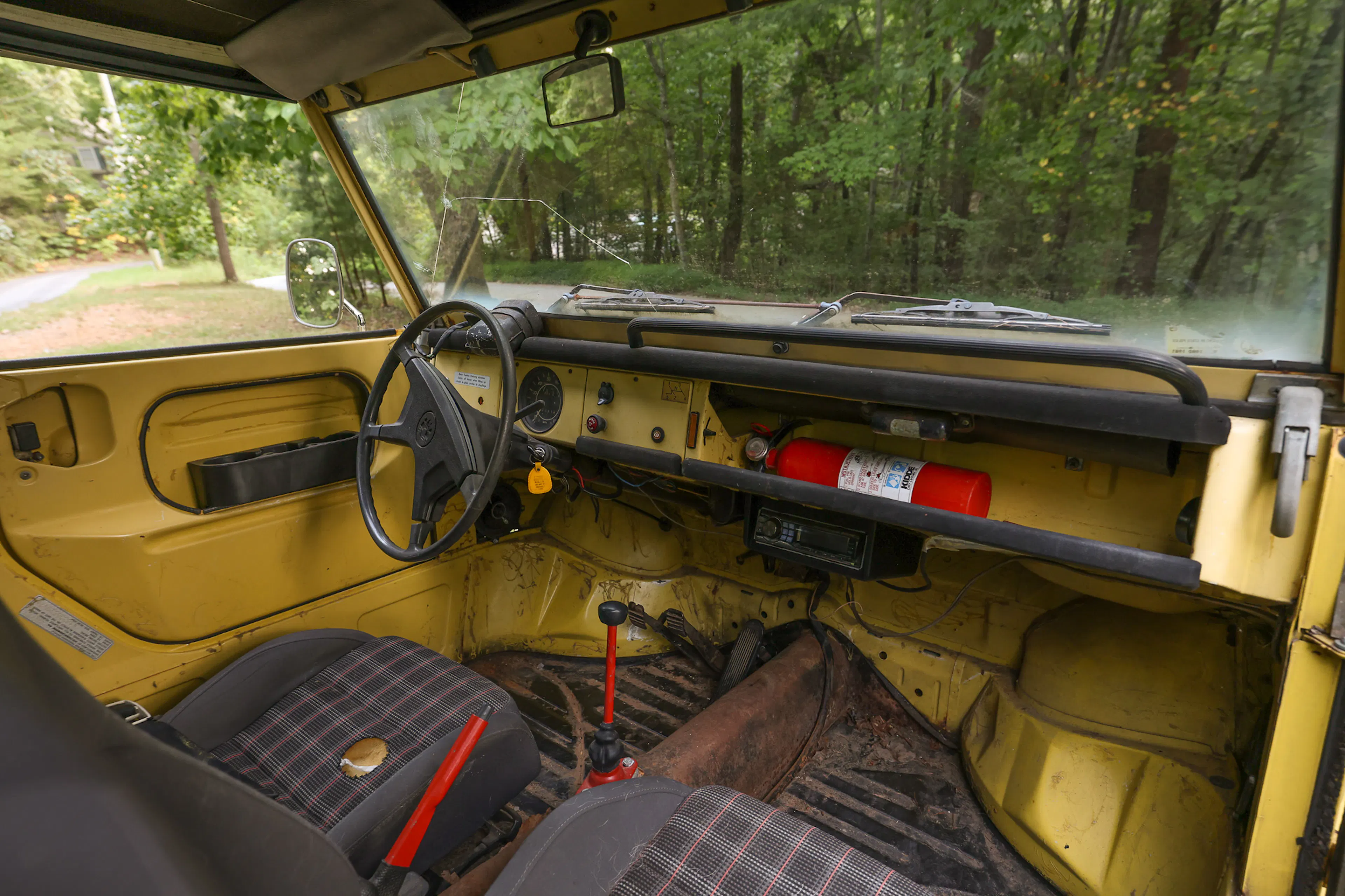 1973 Volkswagen Thing interior passenger side