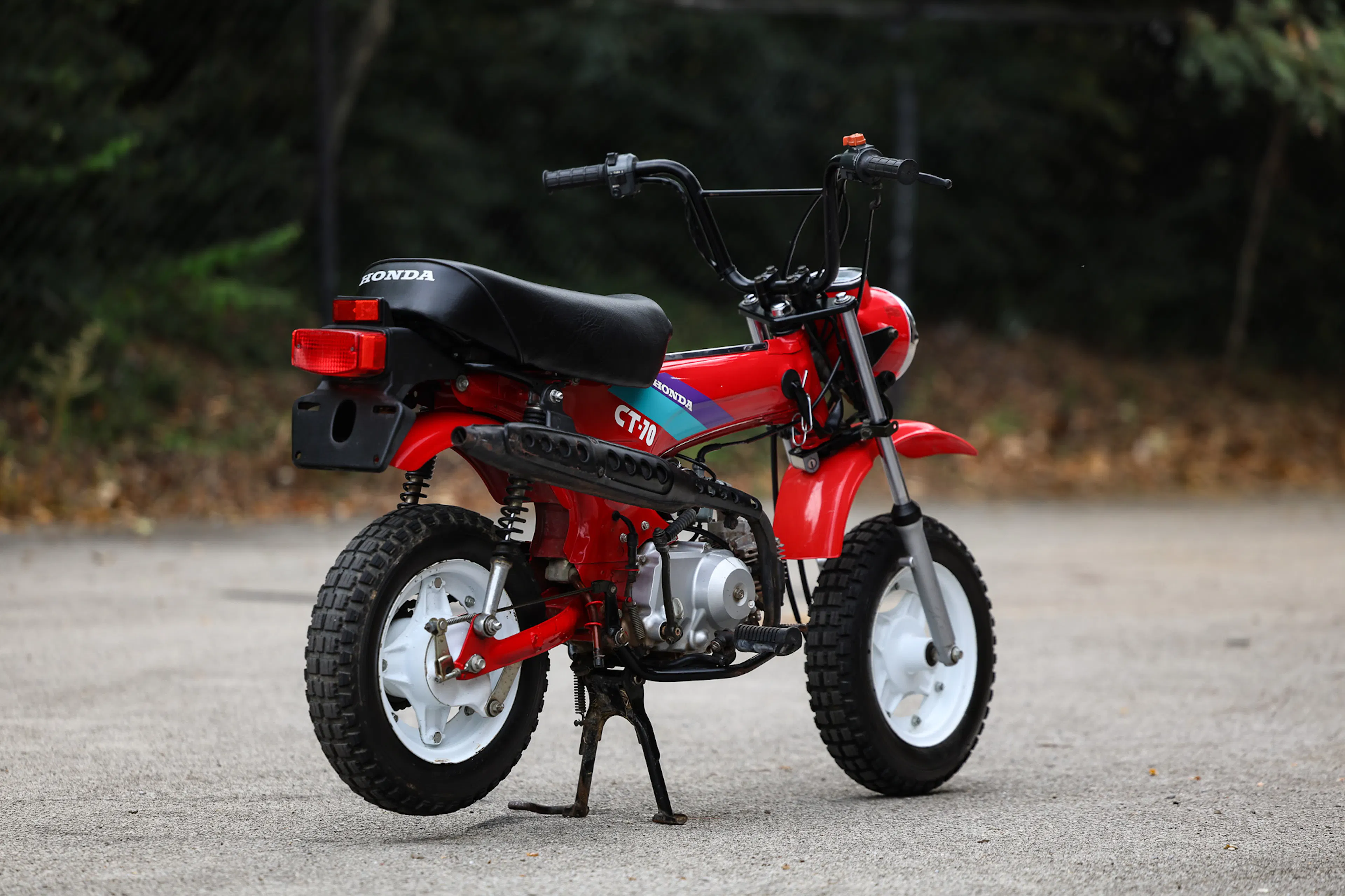 1993 Honda CT70 Mini Trail right rear 3/4