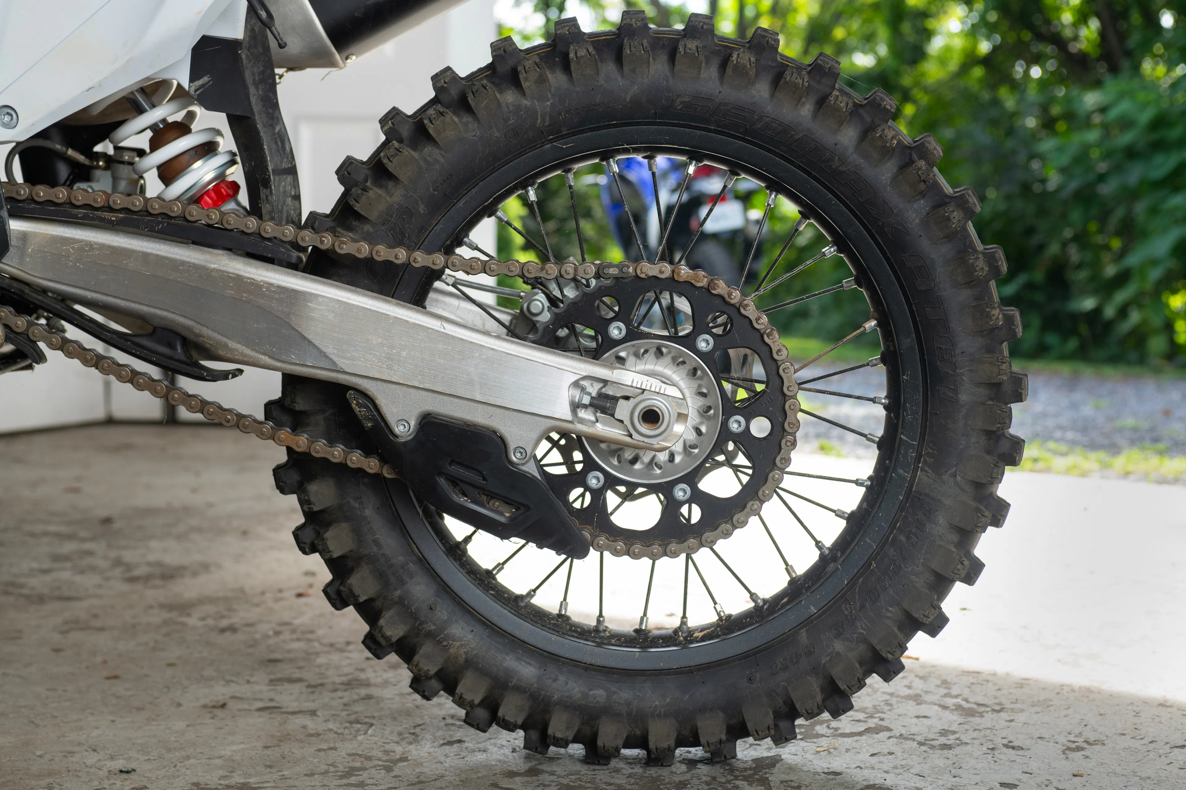 2024 KTM 350 XW-F chain/sprocket/swingarm