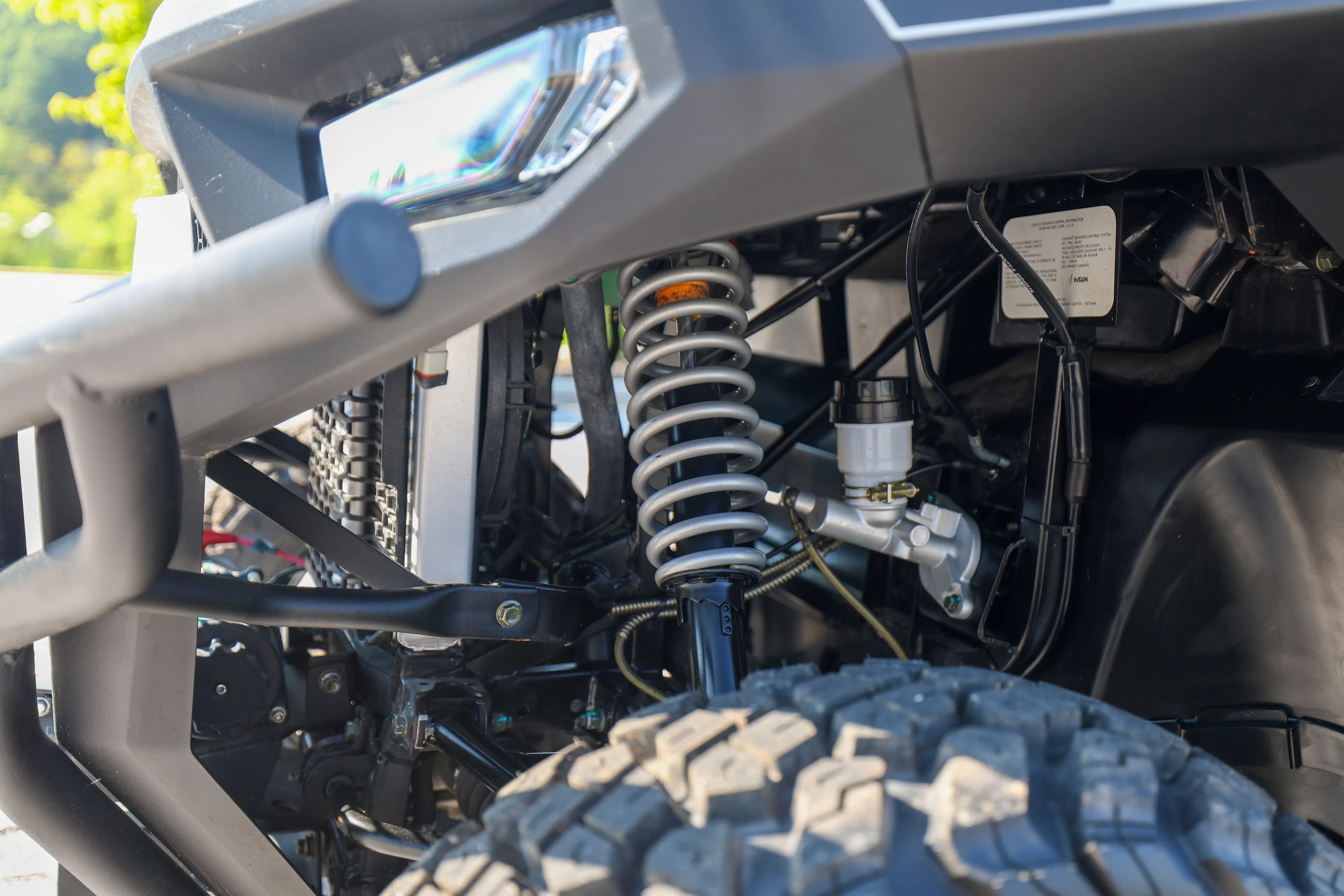 2024 Axis 550 driver front suspension