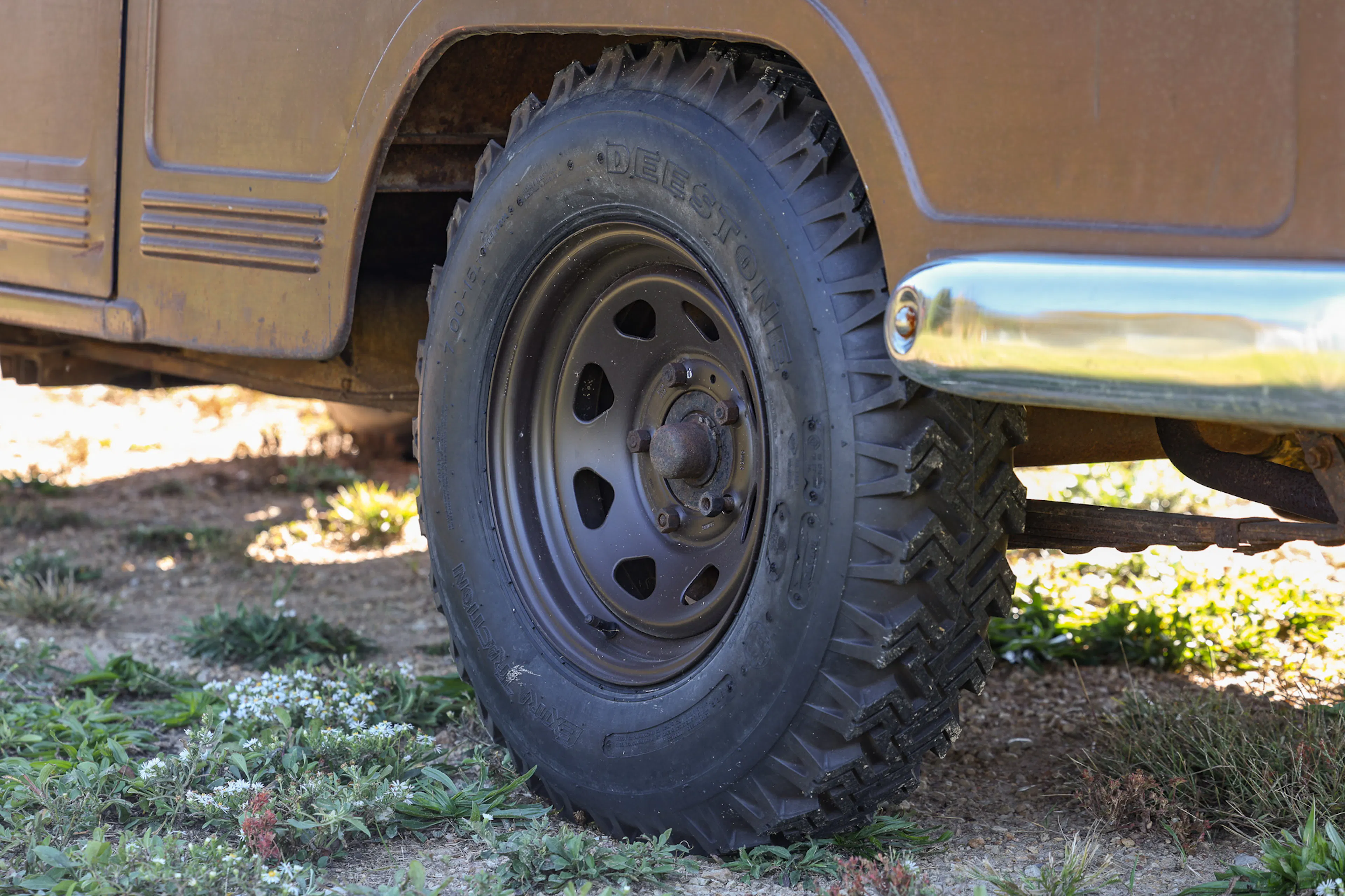 1951 Willys Wagon driver back tire