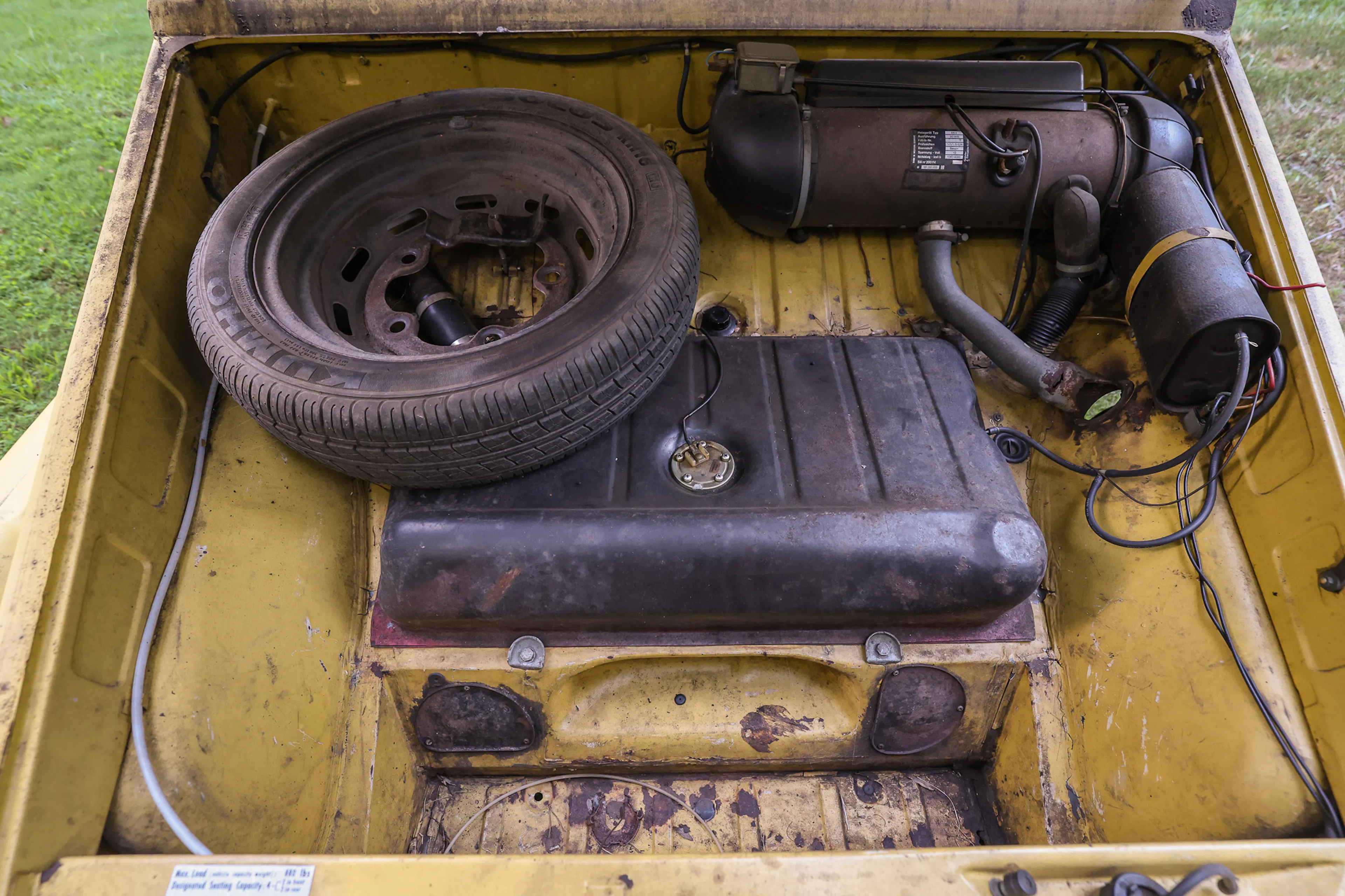 1973 Volkswagen Thing fuel tank