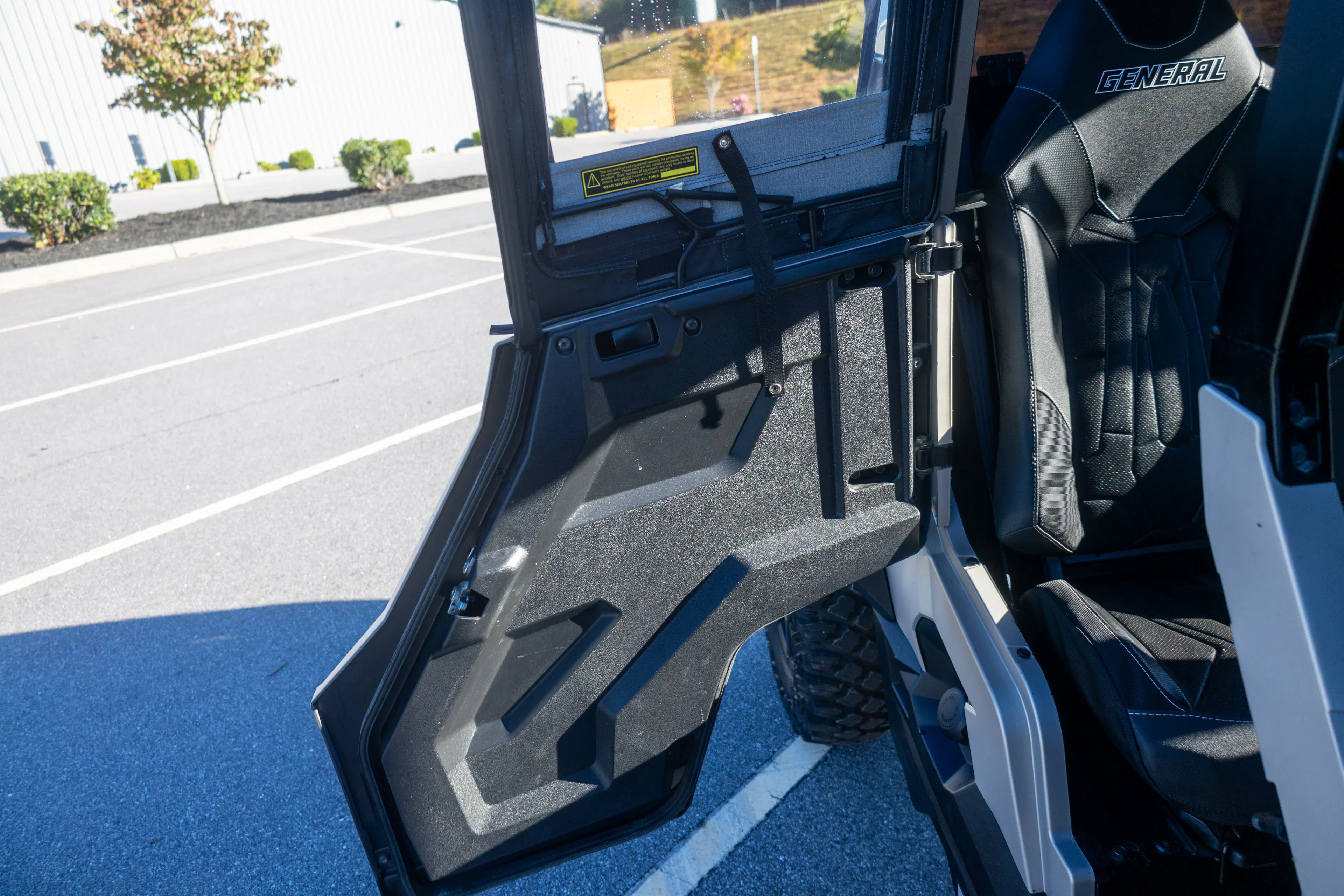 2024 Polaris General XP4 1000 Ultimate passenger rear door open