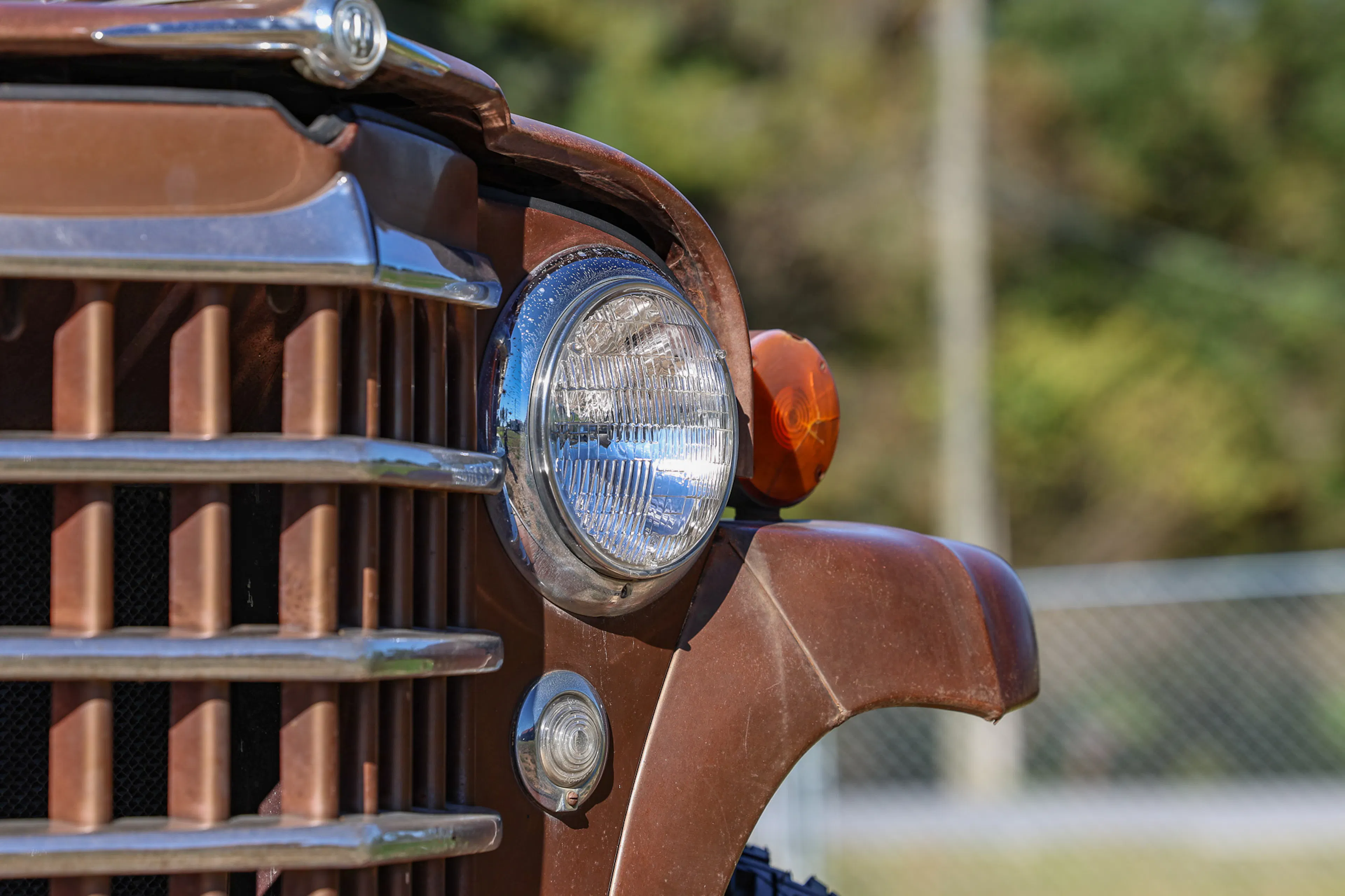 1951 Willys Wagon driver headlight