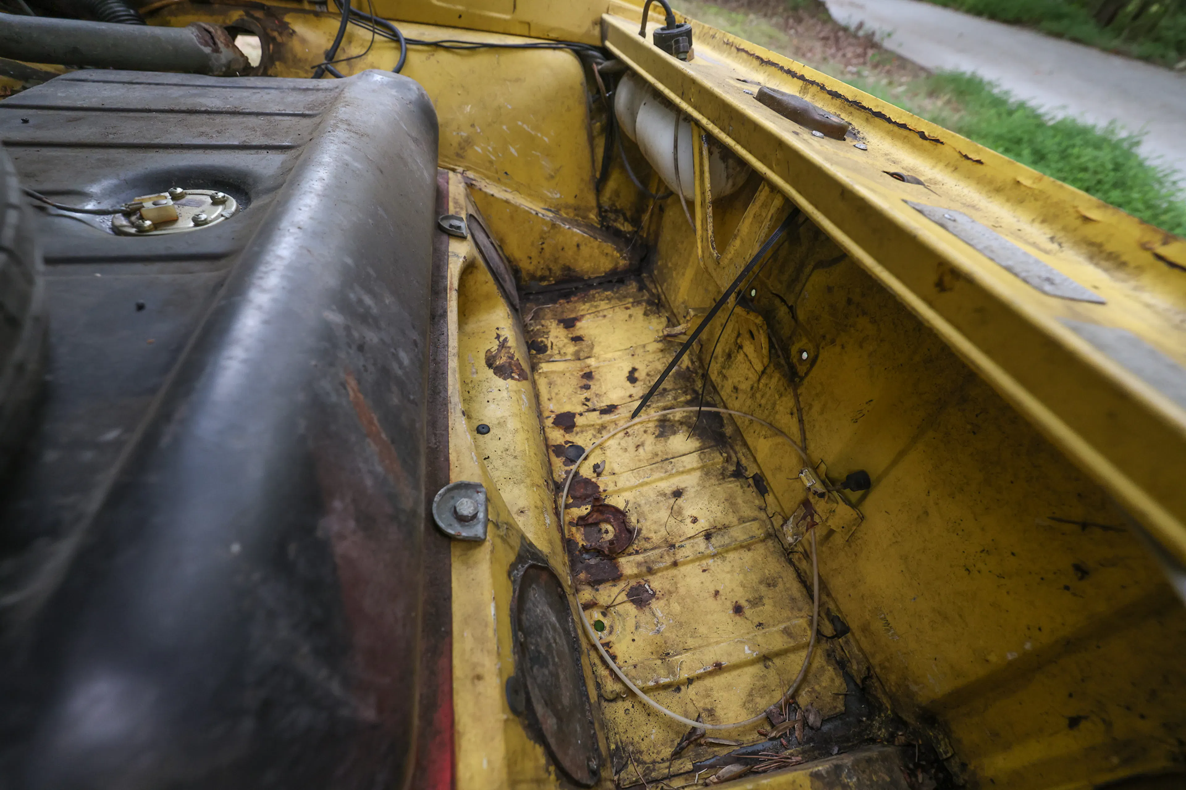 1973 Volkswagen Thing frunk floor