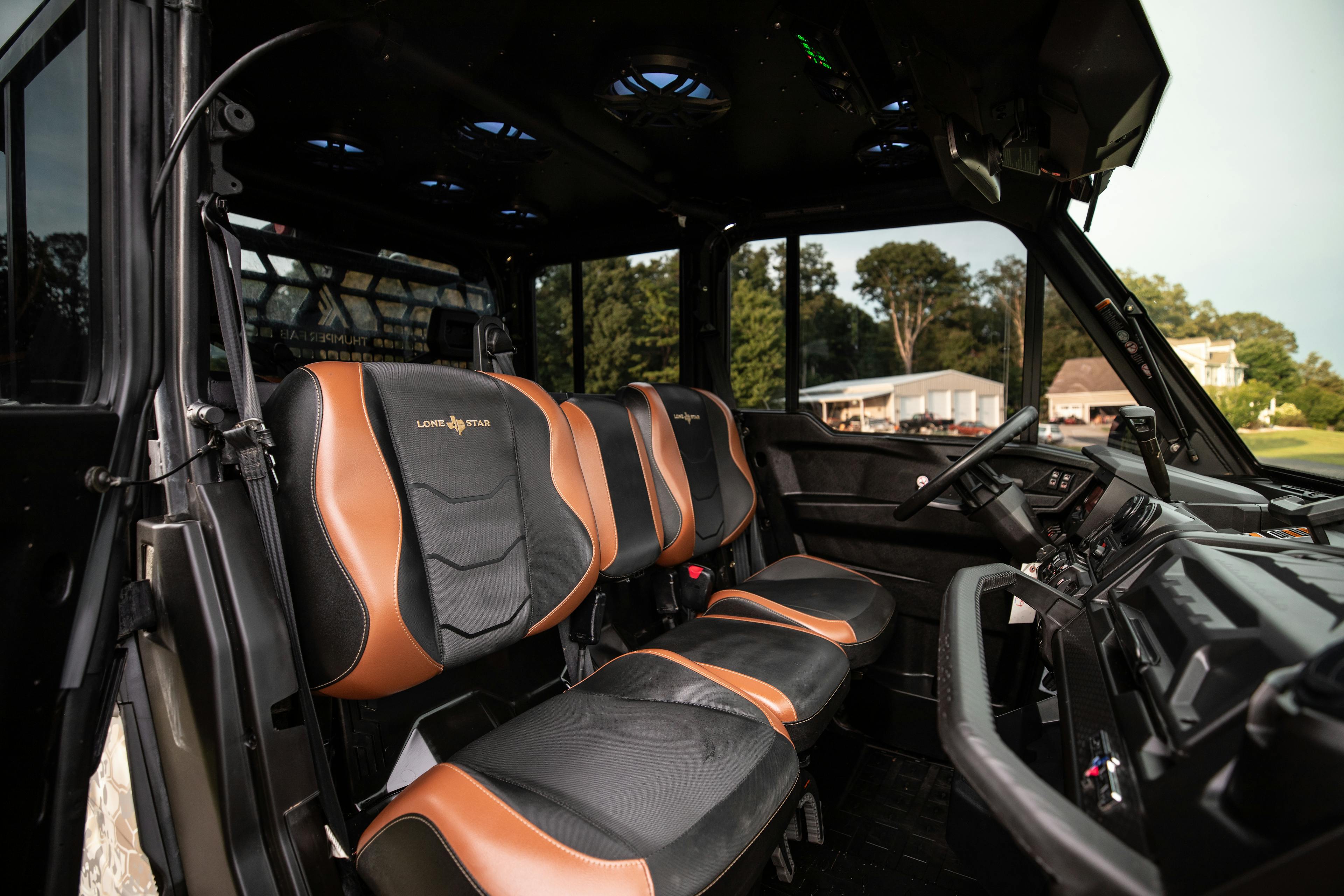 2022 Defender Max Lone Star Cab interior