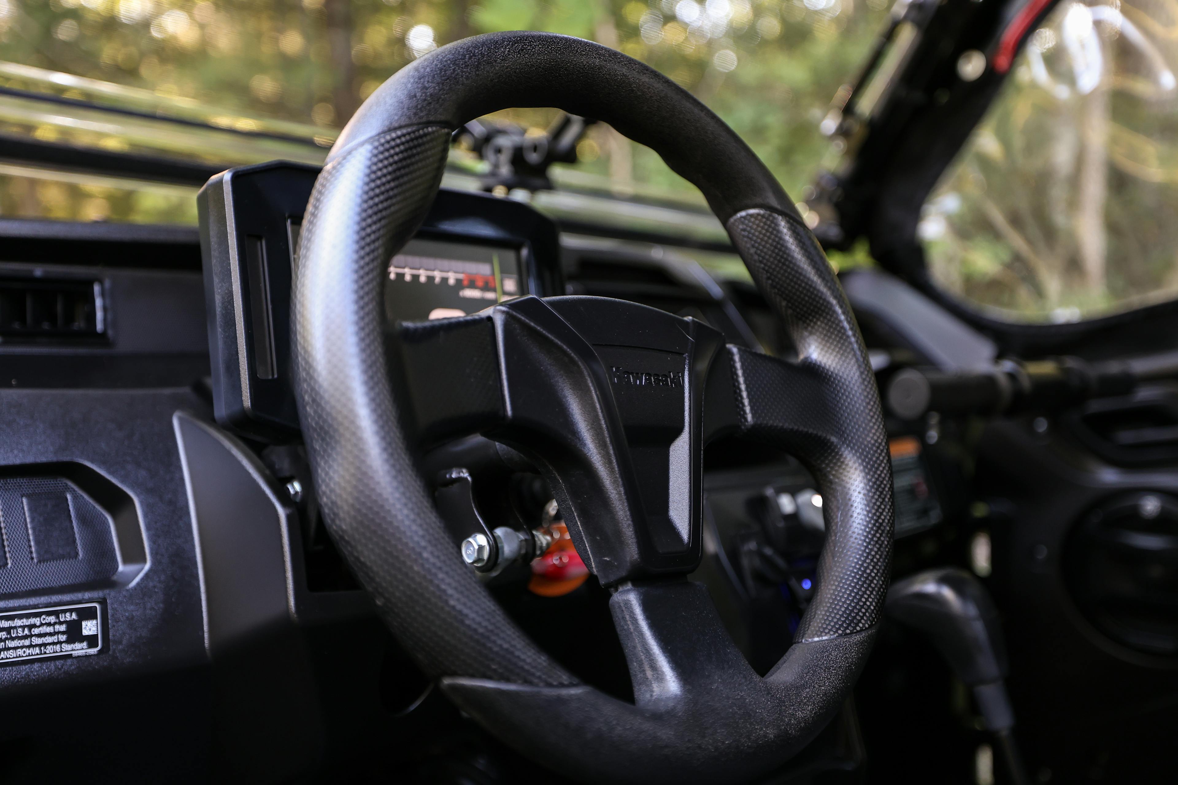 2024 Kawasaki Teryx KRX4 1000 SE eS steering wheel. 