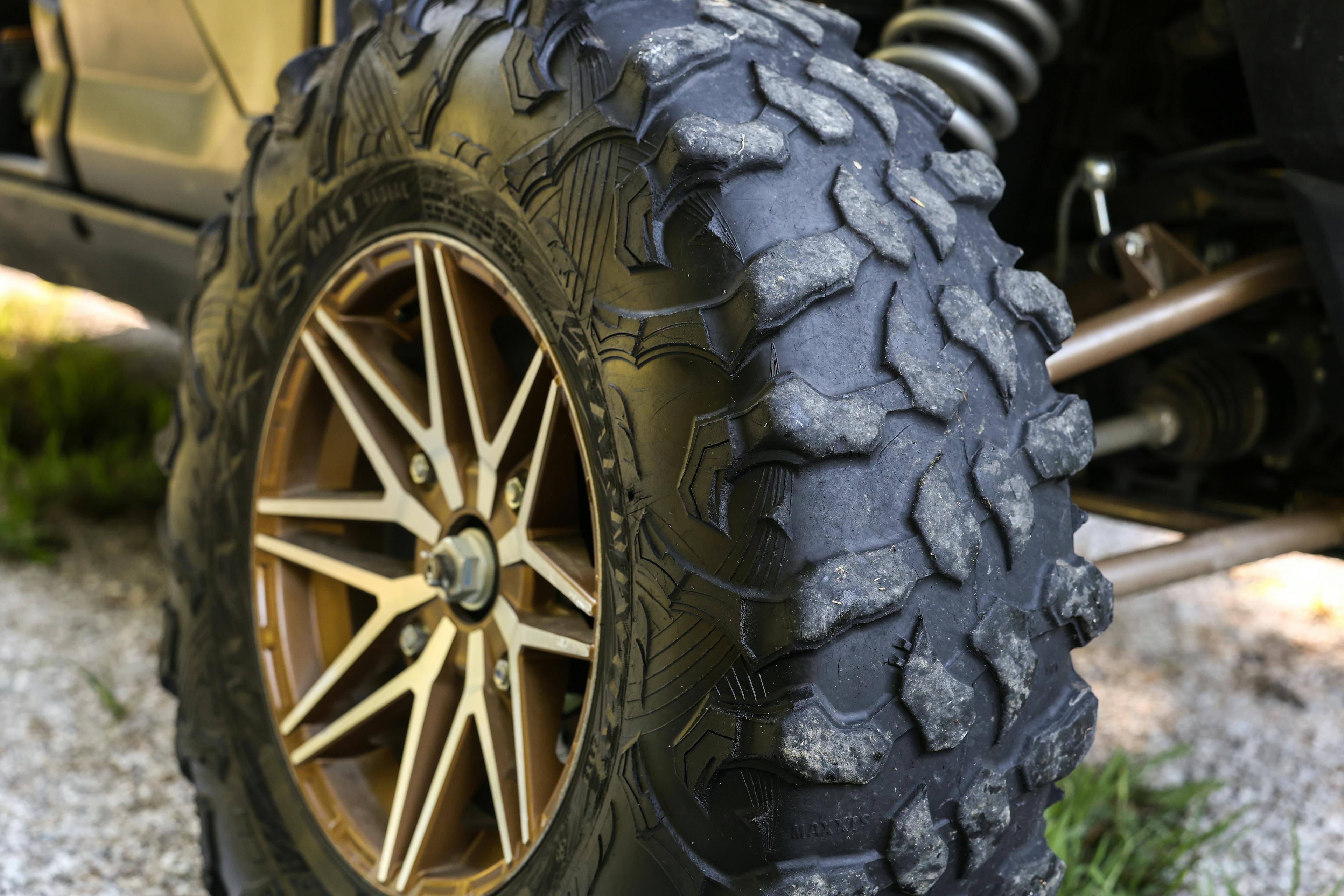 2024 Kawasaki Teryx KRX4 1000 SE eS passenger front wheel.