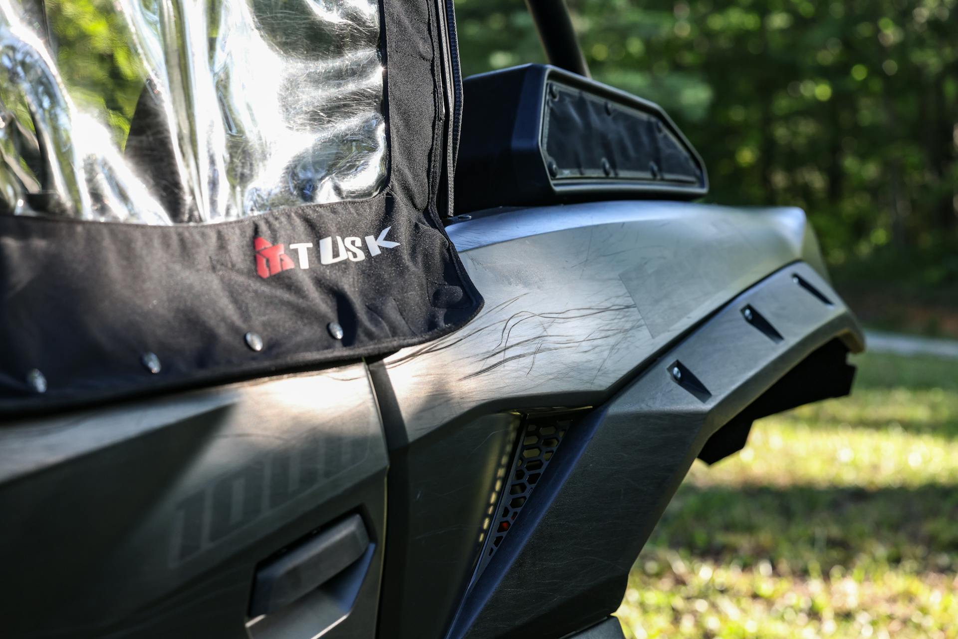 2024 Kawasaki Teryx KRX4 1000 SE eS fender damage. 