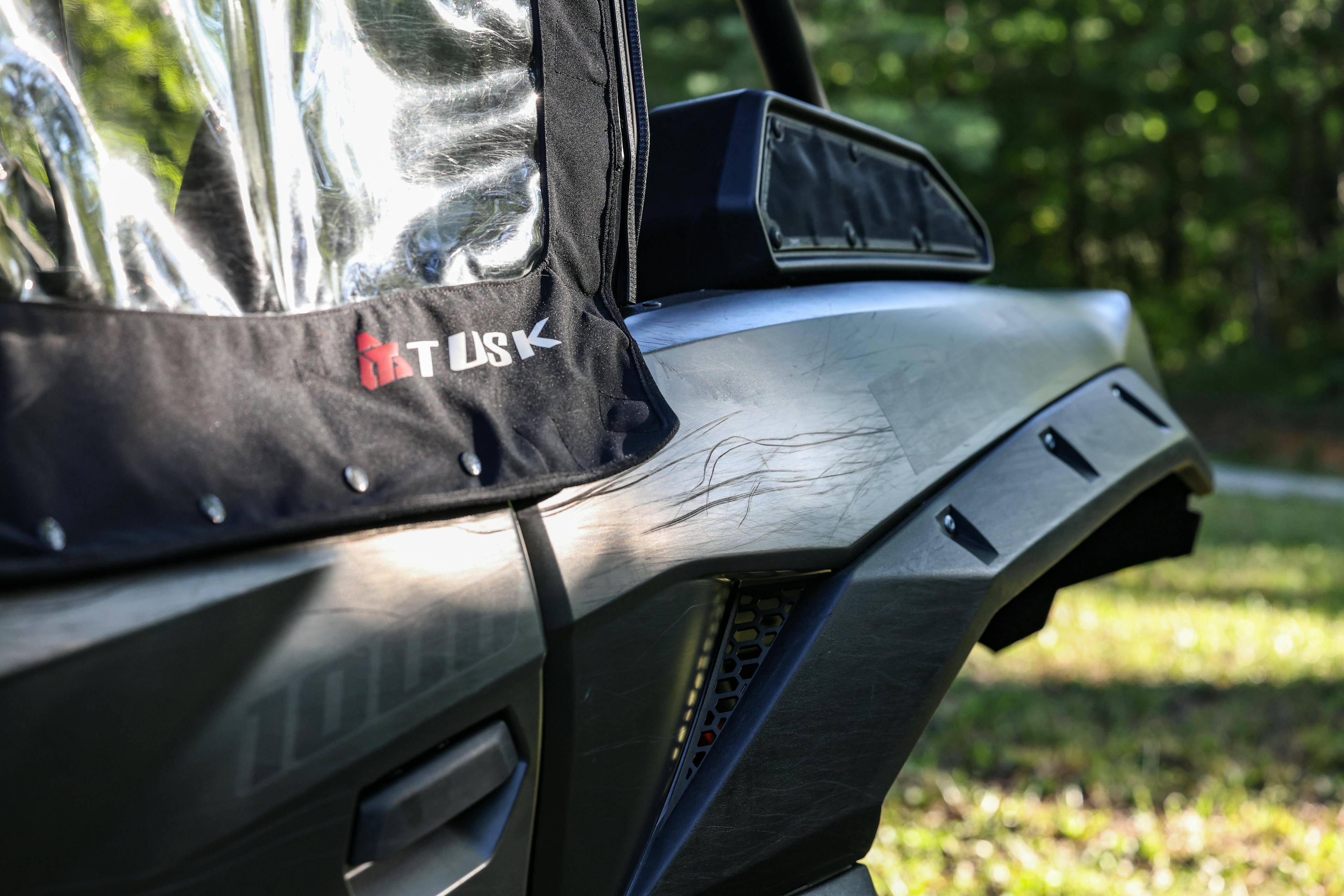 2024 Kawasaki Teryx KRX4 1000 SE eS fender damage.