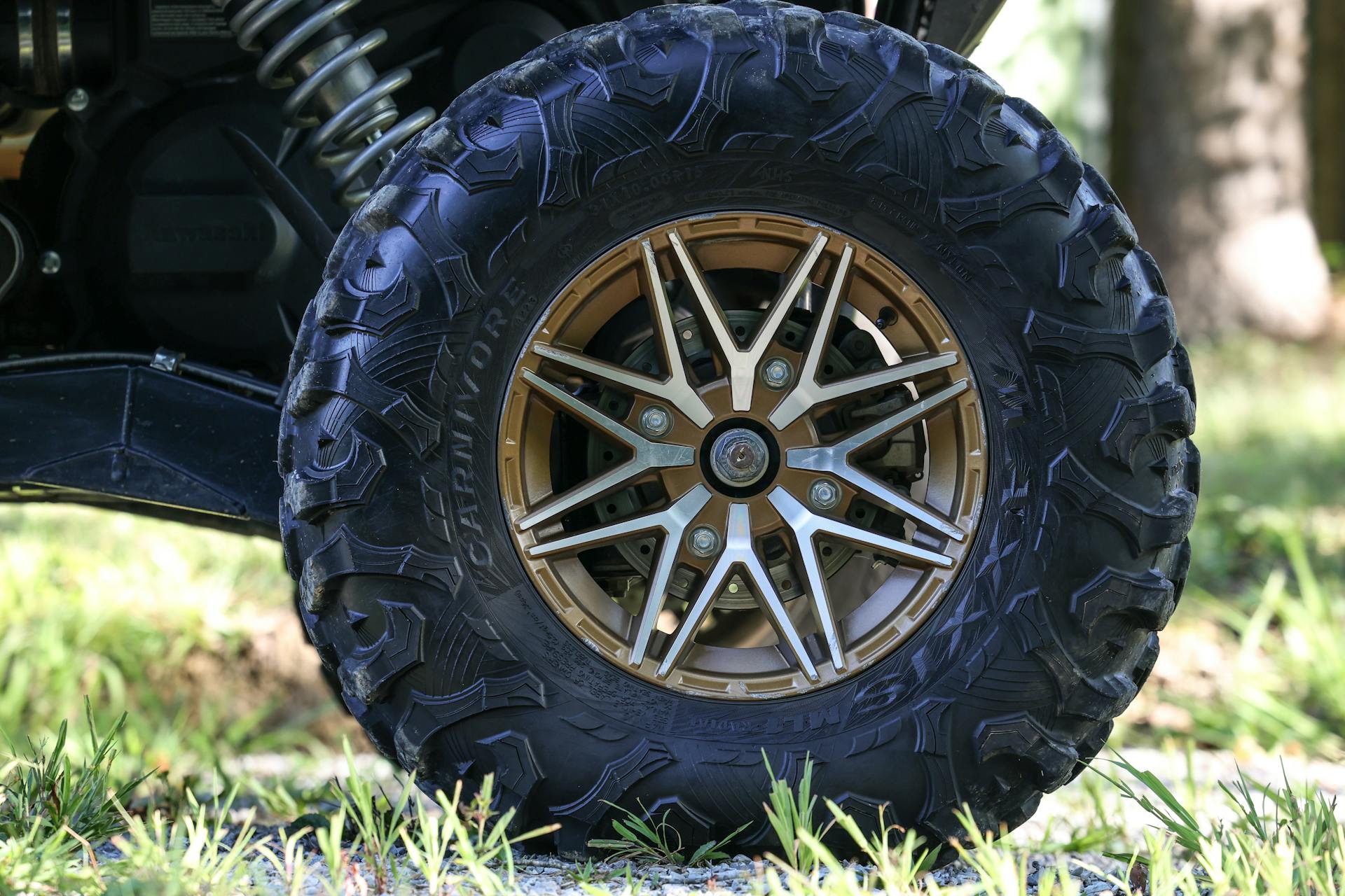 2024 Kawasaki Teryx KRX4 1000 SE eS driver's rear wheel 