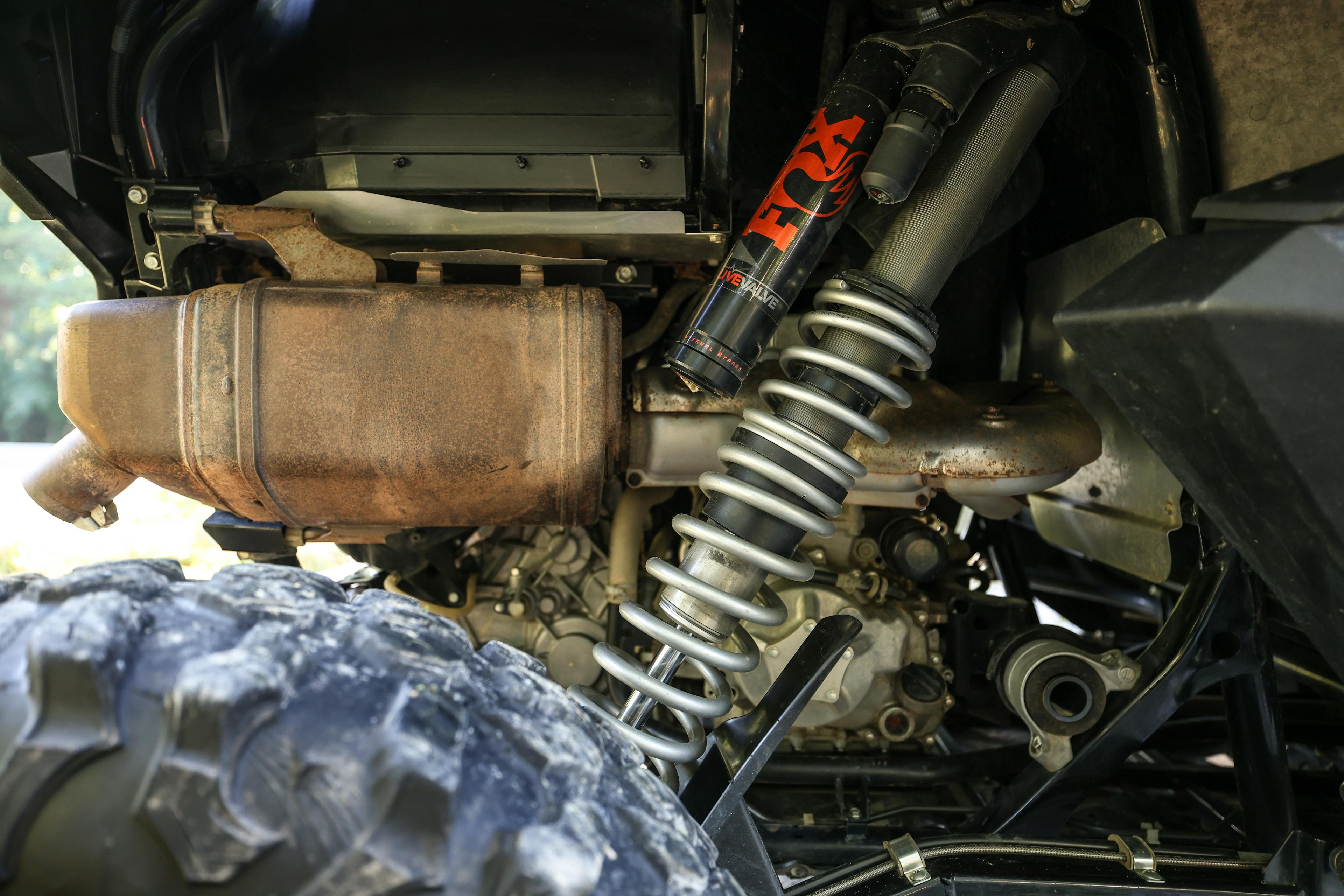 2024 Kawasaki Teryx KRX4 1000 SE eS passenger side rear shock.