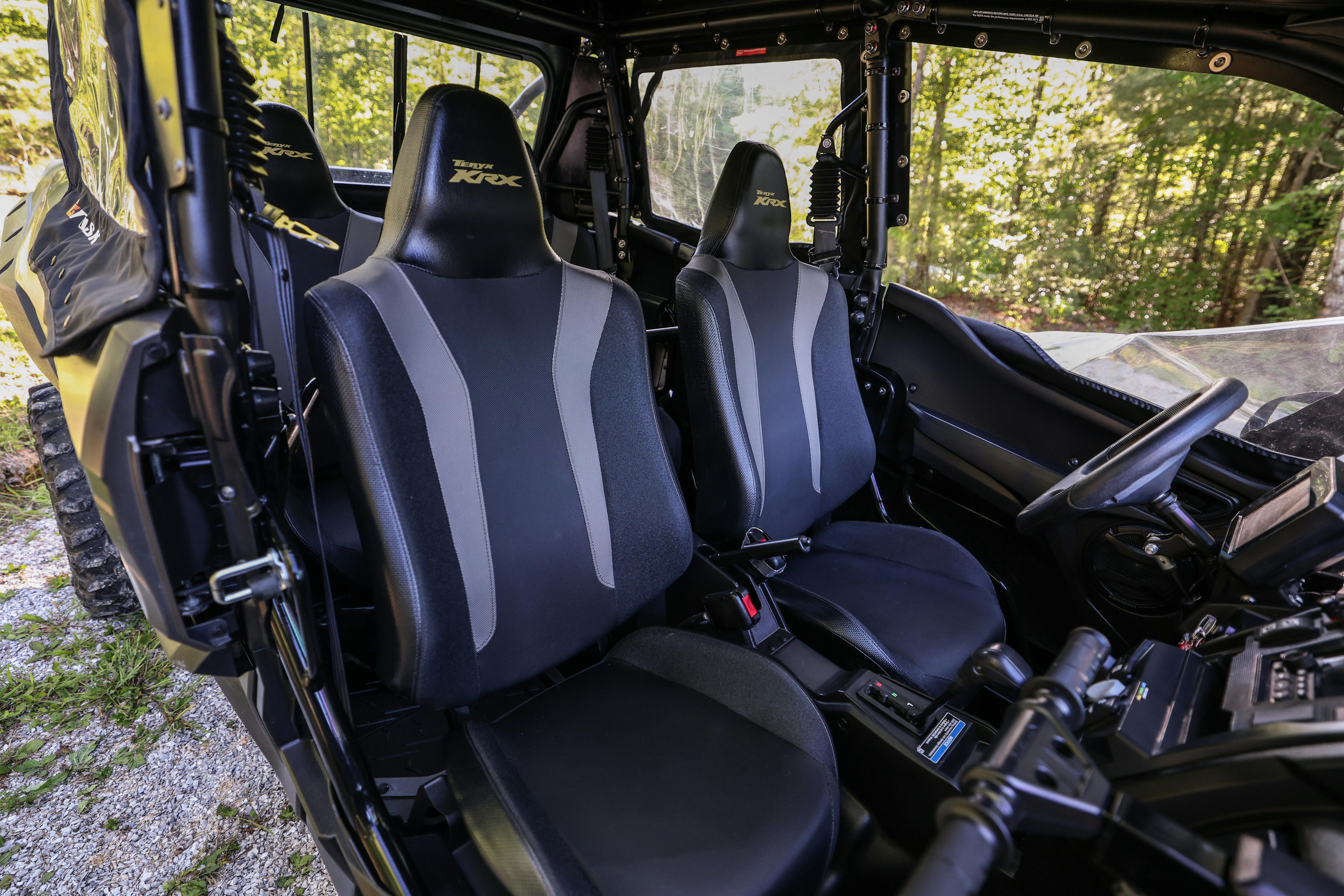 2024 Kawasaki Teryx KRX4 1000 SE eS seats.