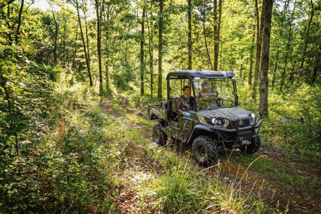 2025 Kubota Sidekick on its way to smoke some hogs.