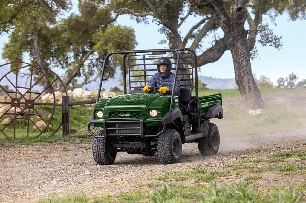 2024 Kawasaki Mule 4010 on its way home for a lunch of beans and hardtack.