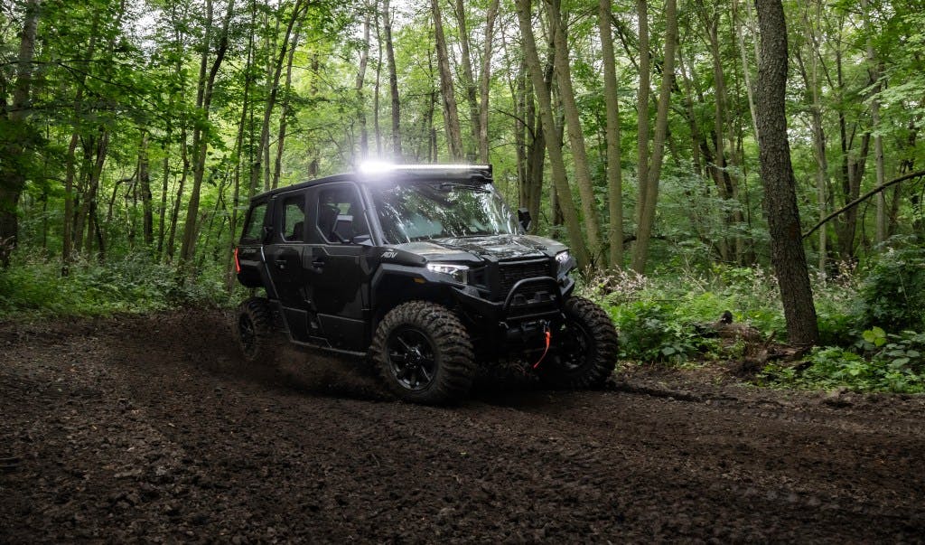 2025 Polaris XPedition ADV 5 Northstar in the woods