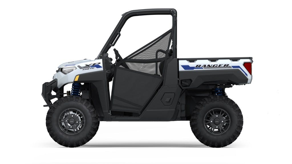 2024 Polaris Ranger Kinetic EV in profile studio shot left side