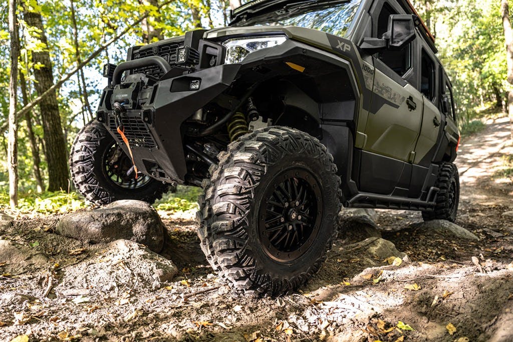 2025 Polaris Xpedition ADV5 climbing